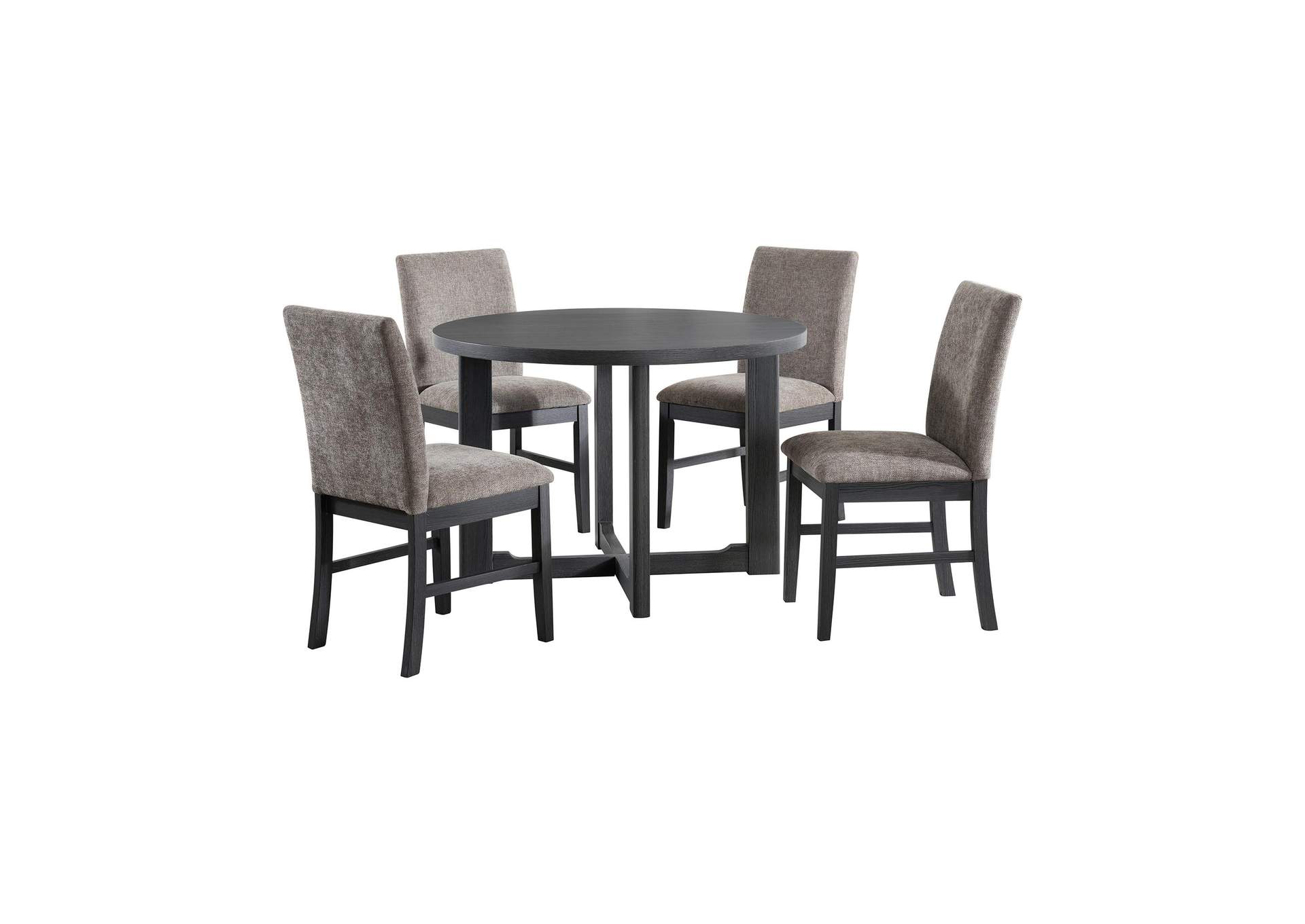 Wakefield 5 Piece Dining Set With Table And 4 Chairs In Espresso image 3