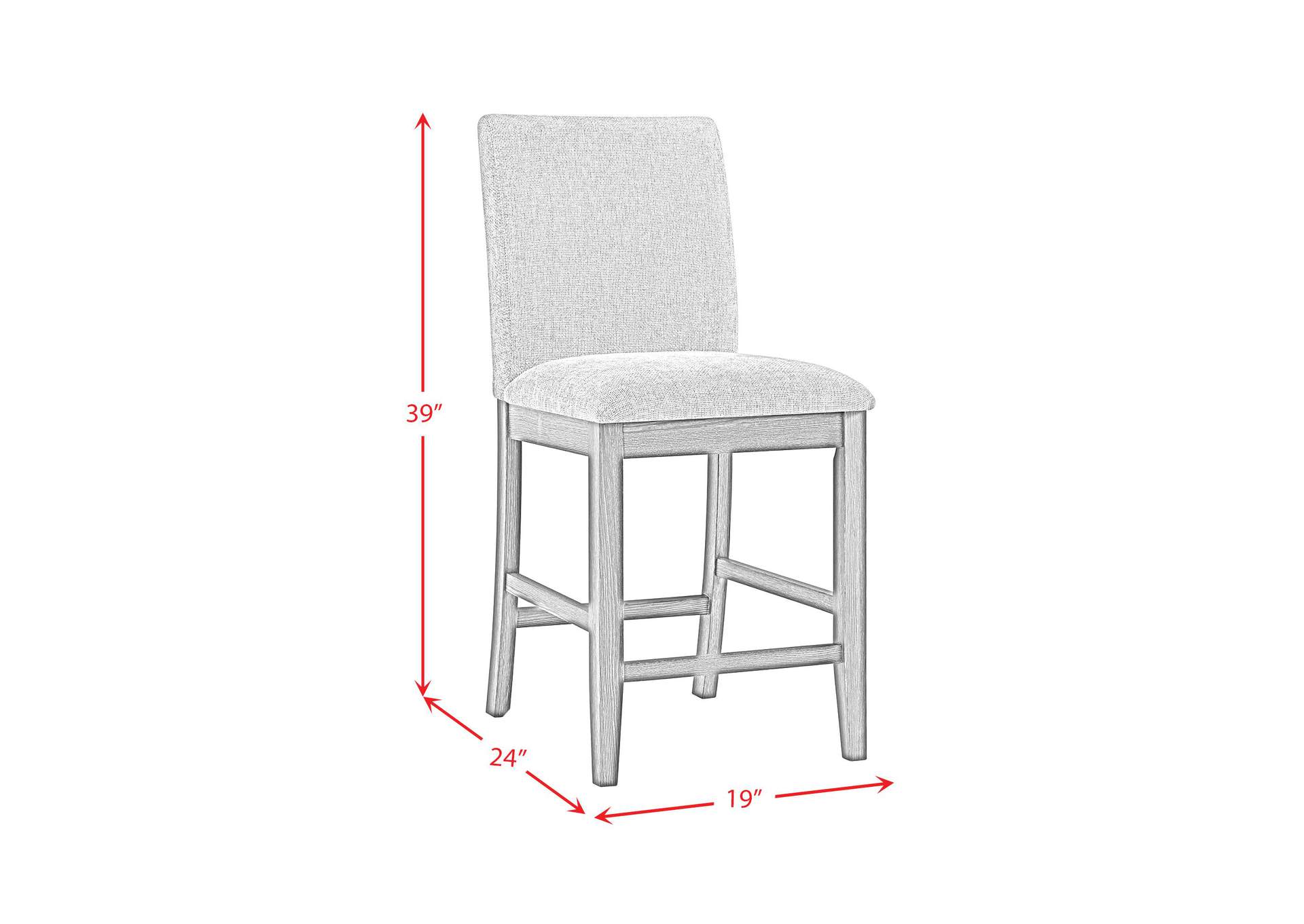 Wakefield 5 Piece Counter Set With Table And 4 Chairs In Espresso image 9