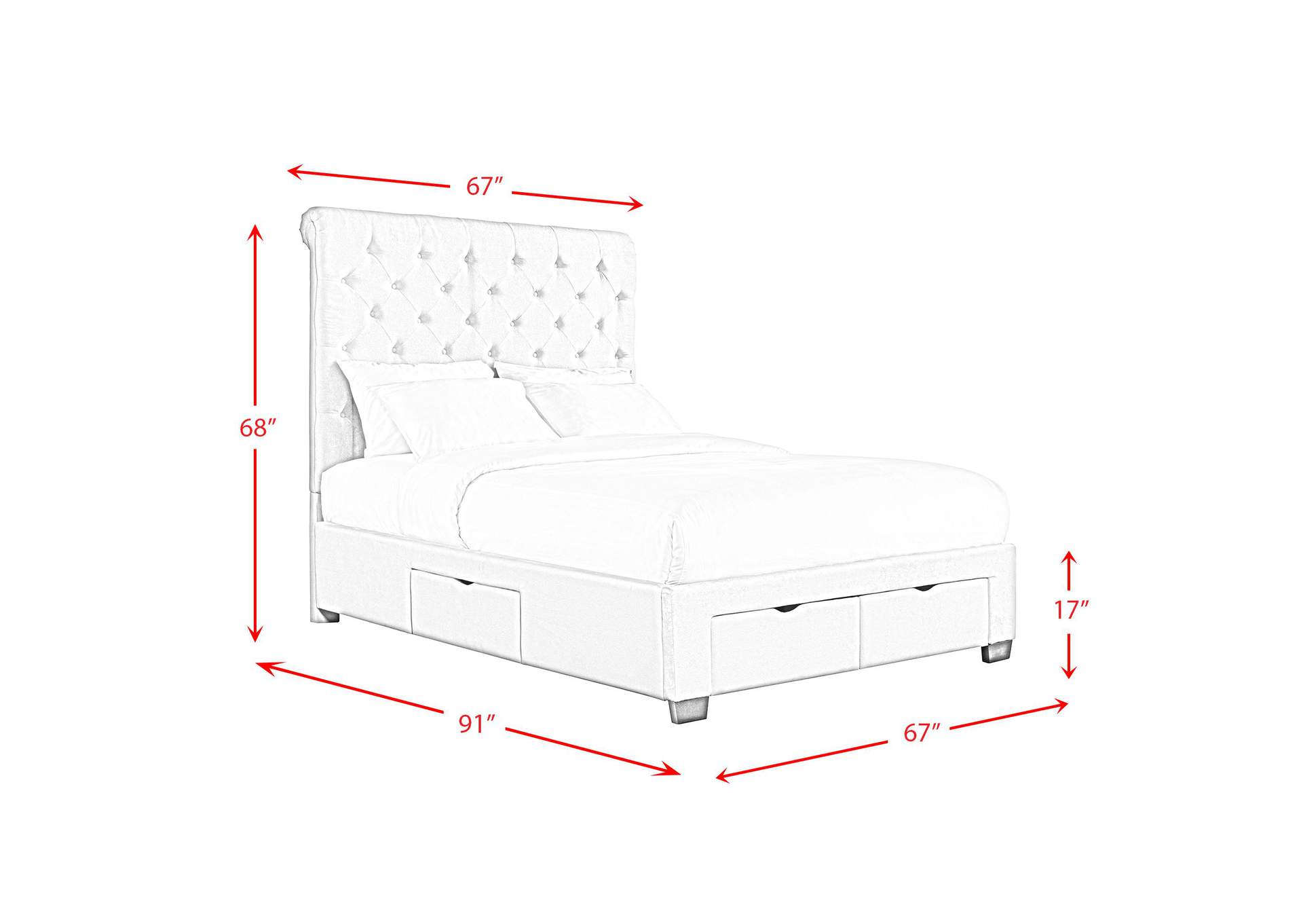 Waldorf Queen Storage Bed Boulder Grey image 8