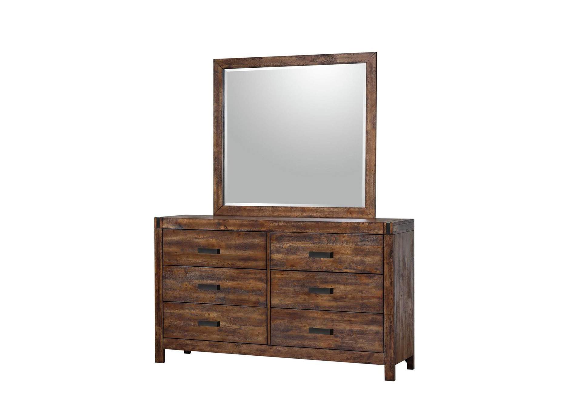 Warner Dresser And Mirror Chestnut image 7