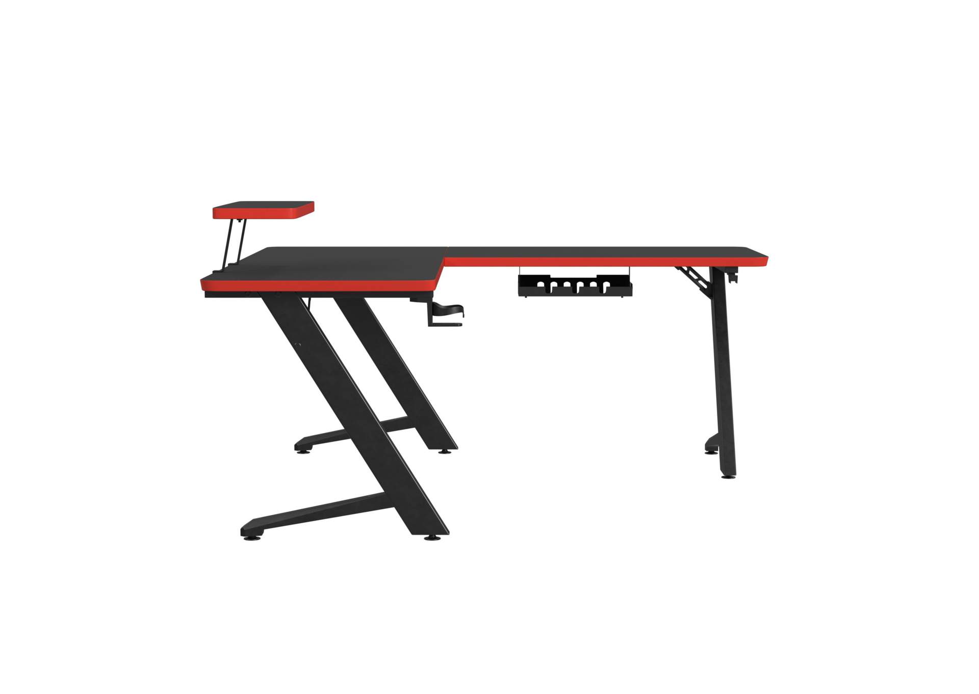 Waterside L Shape Desk In Black