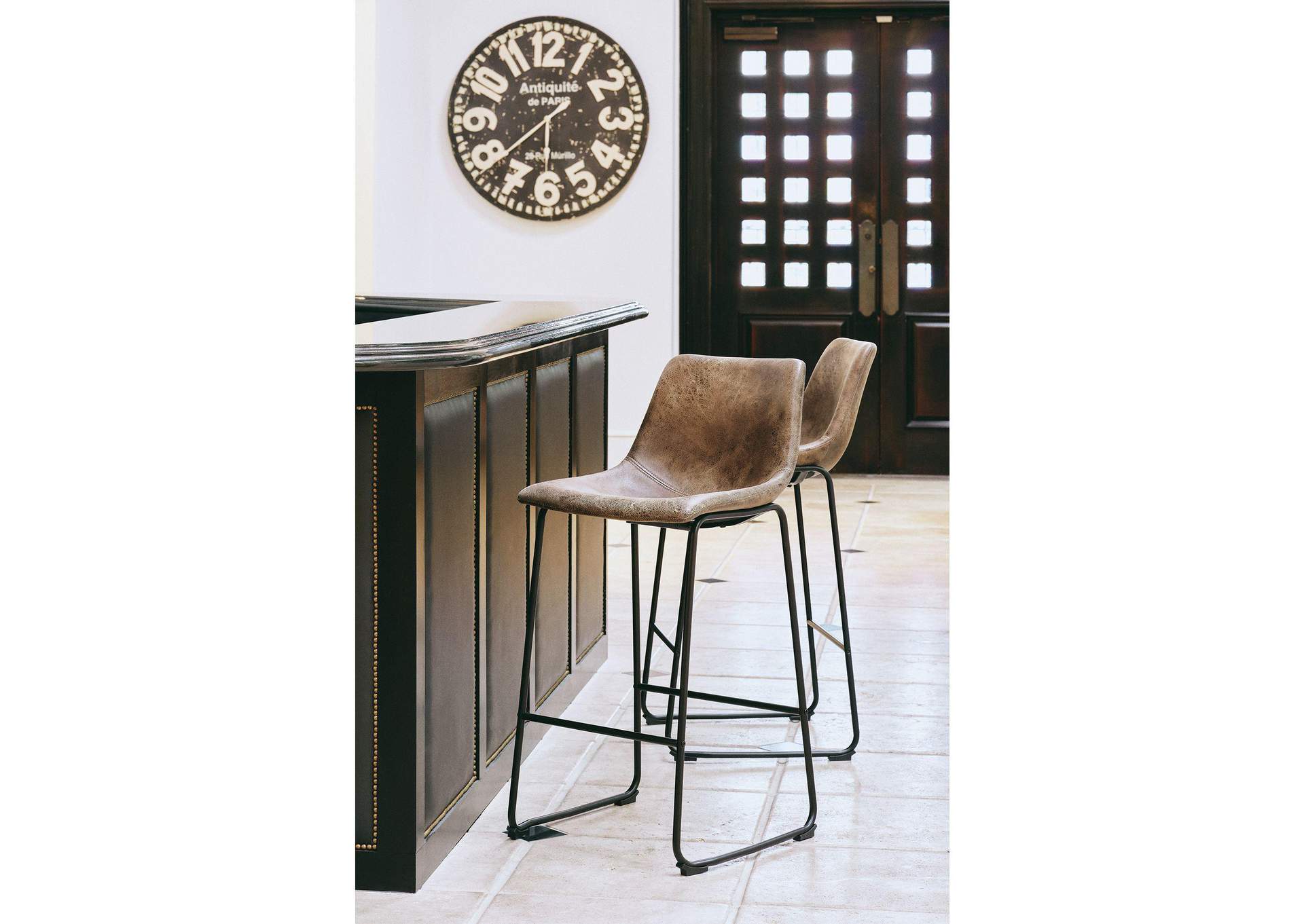 Wes Bar Stool Qsd6099 29 Brown Bar Stool 2 Per Carton image 1