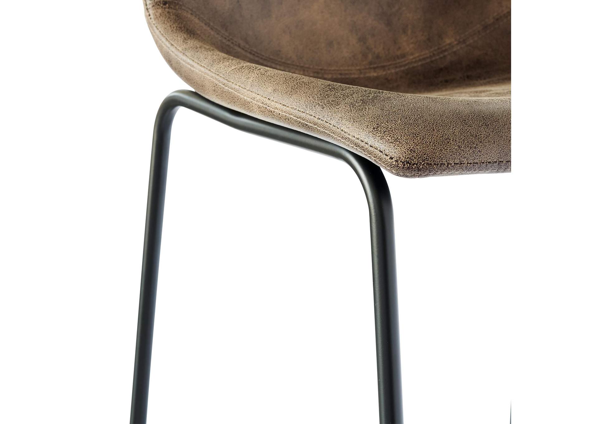 Wes Bar Stool Qsd6099 29 Brown Bar Stool 2 Per Carton image 5