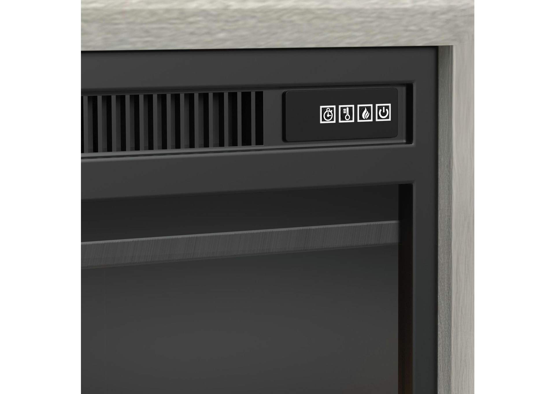 Westland Kit - 71 TV Console With Fireplace Insert In Almond image 4