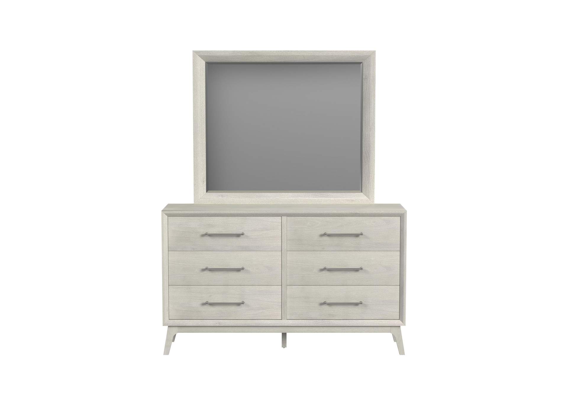 Westland Dresser And Mirror Set In Almond image 4