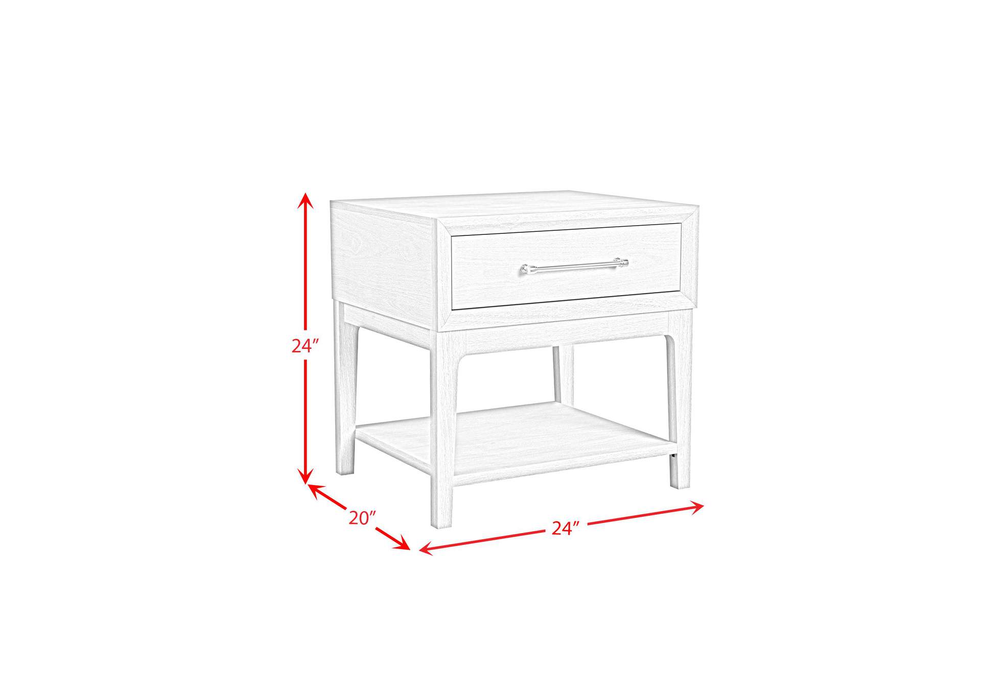 Westland End Table In Almond image 6