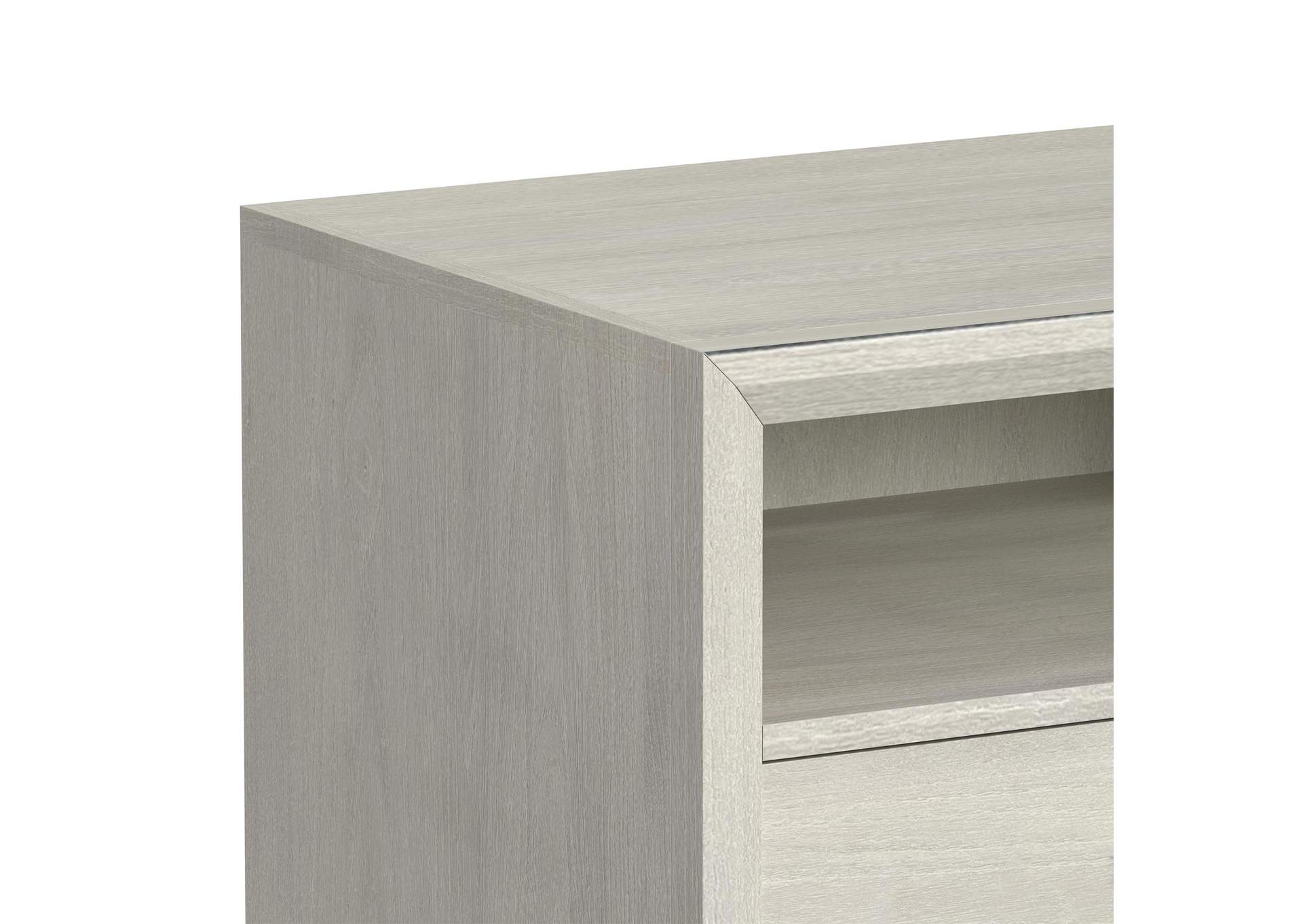 Westland Kit - 71 TV Console With Fireplace Insert In Almond image 3