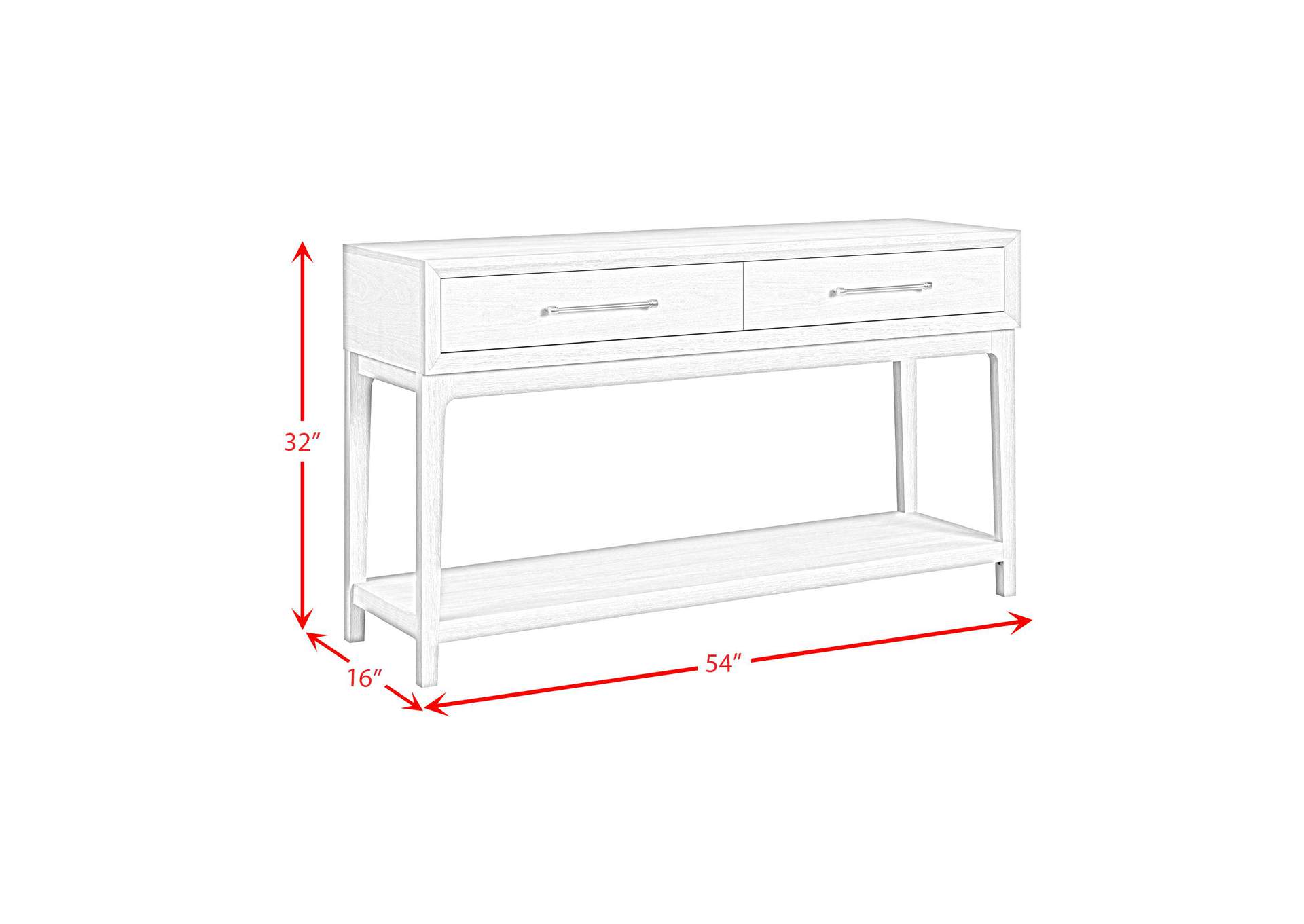 Westland Sofa Table In Almond image 6