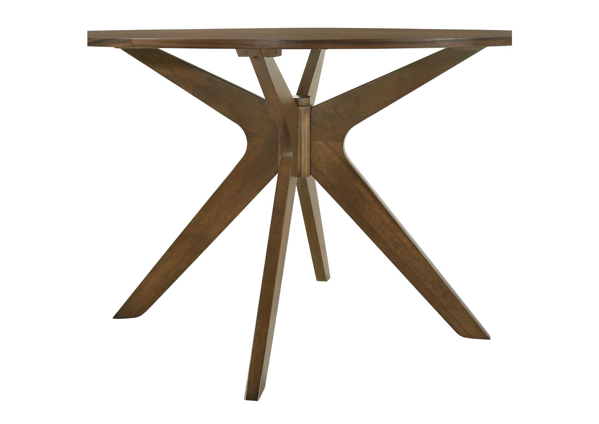 Weston Round Dining Table Walnut image 4