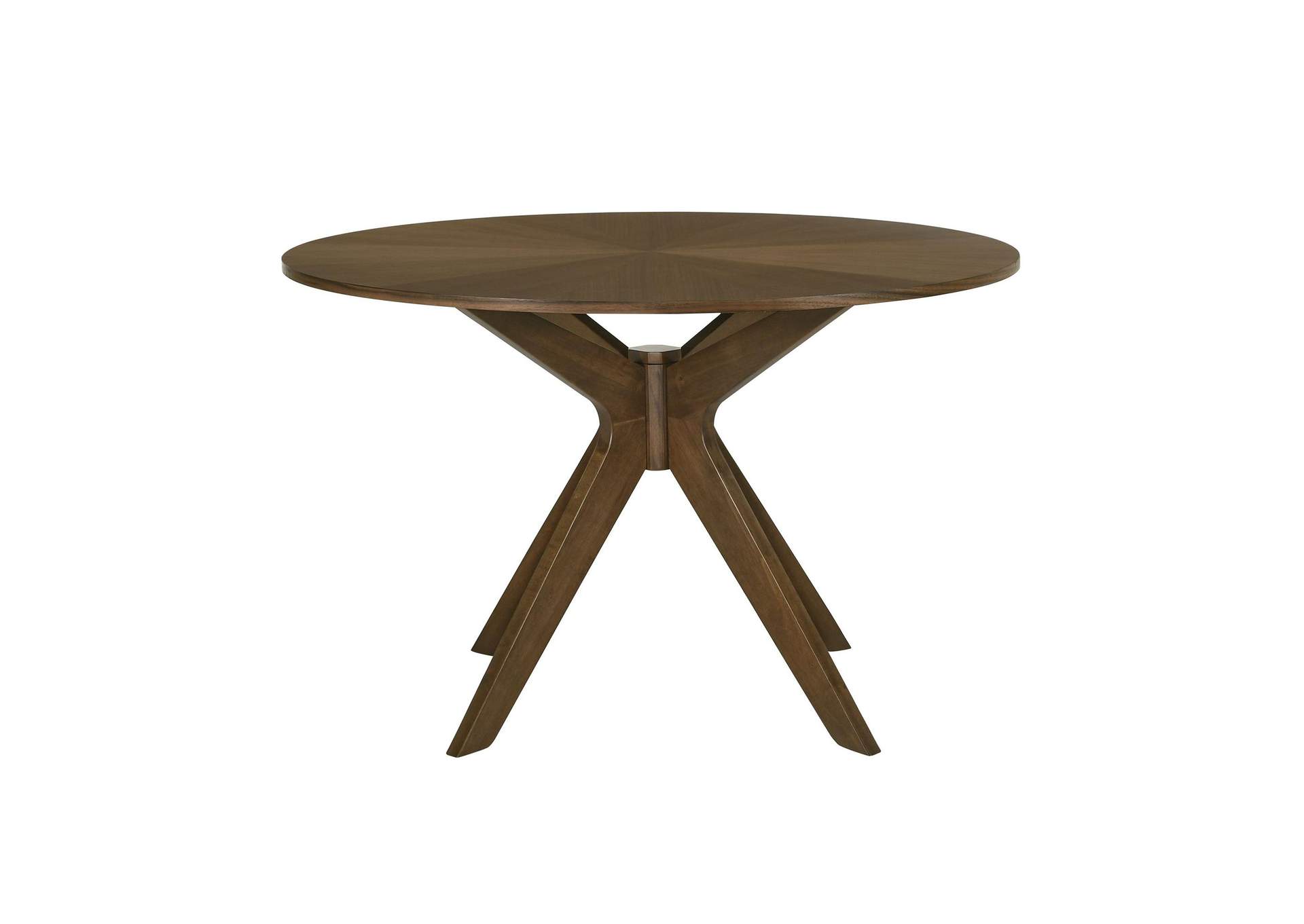 Weston Round Dining Table Walnut image 9