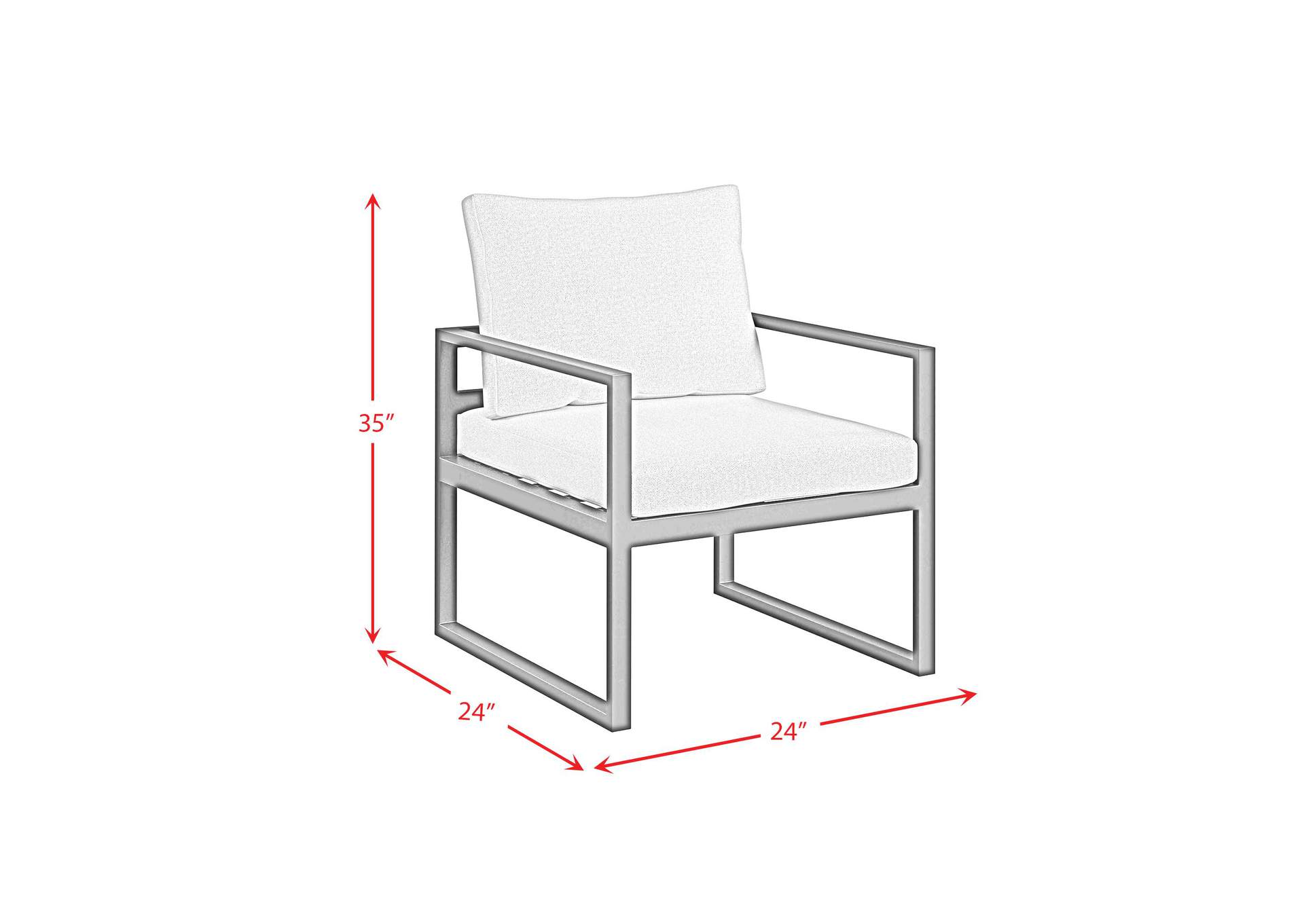 Whistler Dining Arm Chair With Olefin Beige In Whistler Black 2 Per Carton image 6