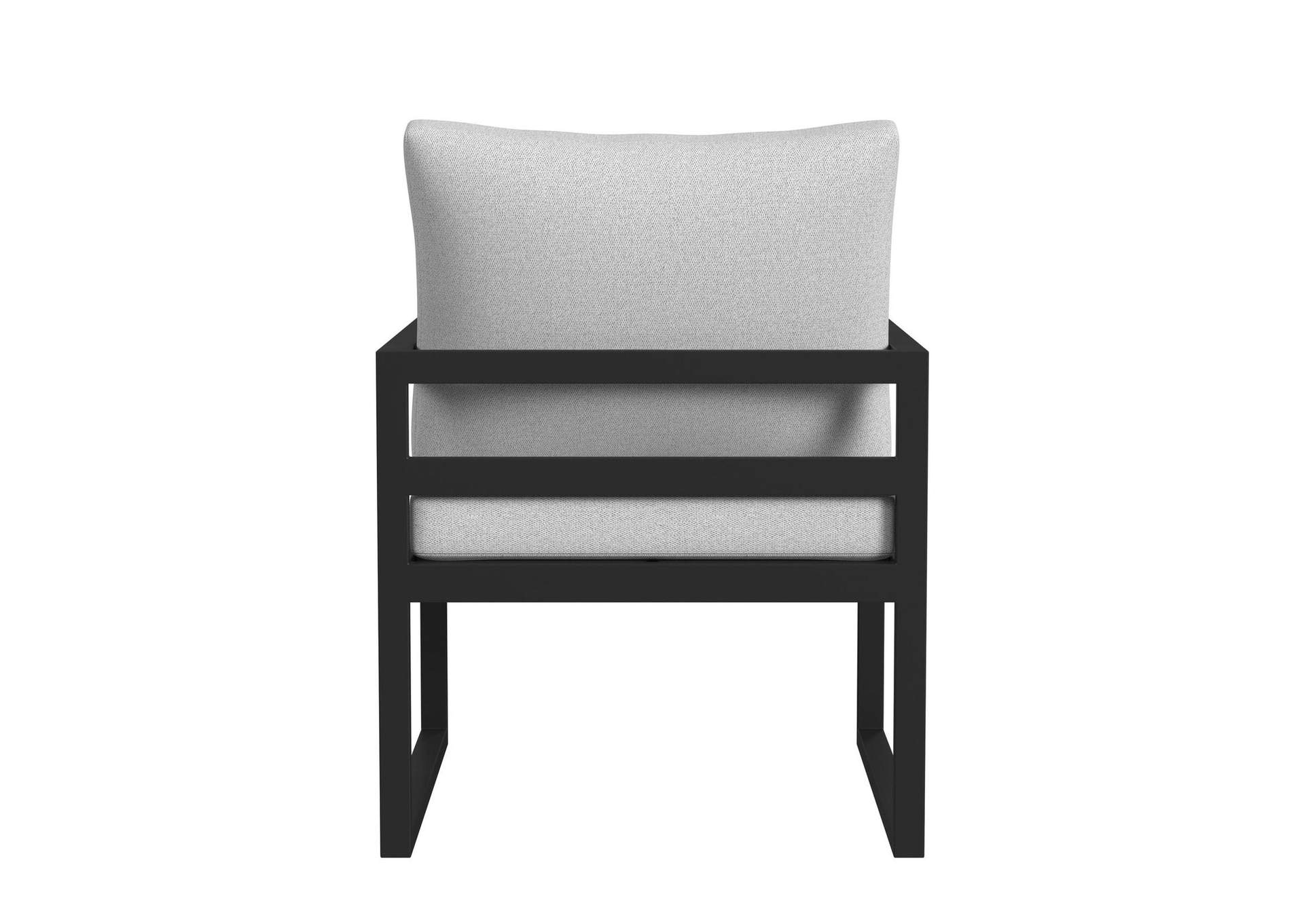 Whistler Dining Arm Chair With Olefin Beige In Whistler Black 2 Per Carton image 9