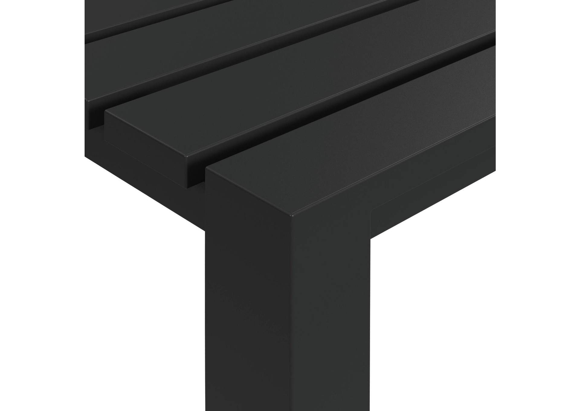 Whistler Dining Bench In Whistler Black image 3
