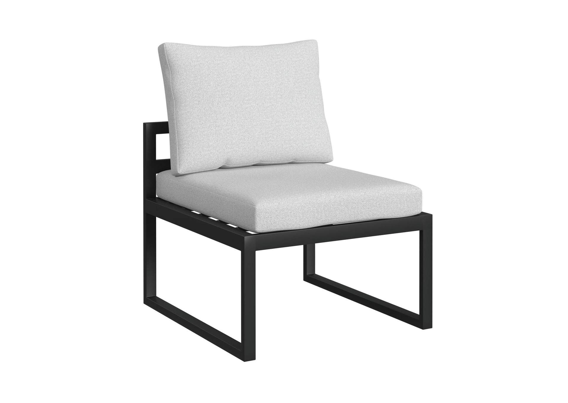 Whistler Dining Side Chair With Olefin Beige In Whistler Black 2 Per Carton image 7
