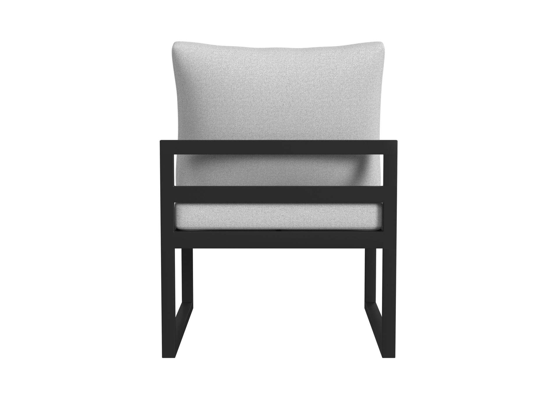 Whistler Dining Side Chair With Olefin Beige In Whistler Black 2 Per Carton image 9