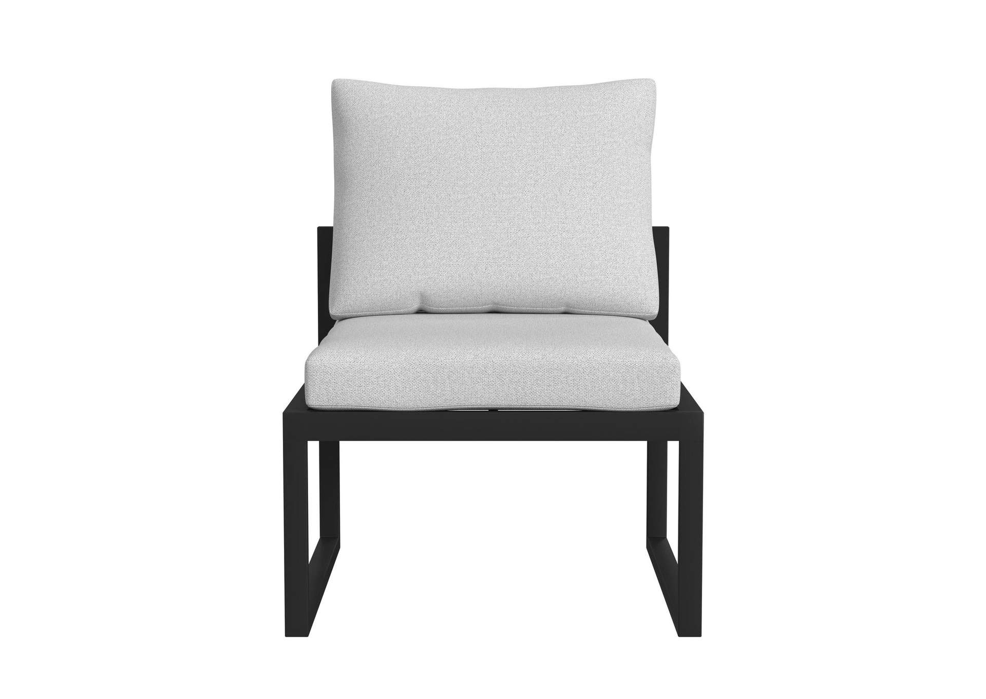 Whistler Dining Side Chair With Olefin Beige In Whistler Black 2 Per Carton image 8
