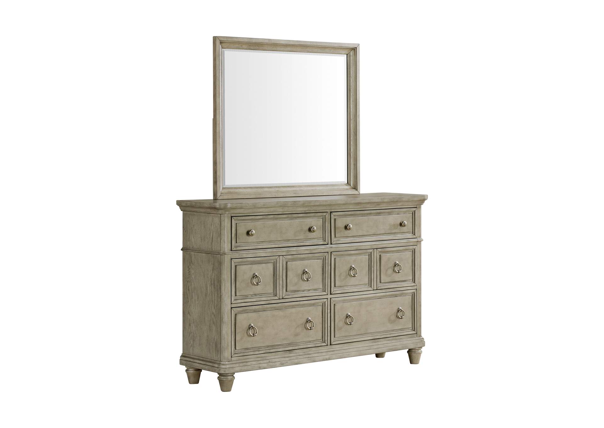 Whit - Ash Queen Panel 5 Piece Bedroom Set In Light Grey image 21