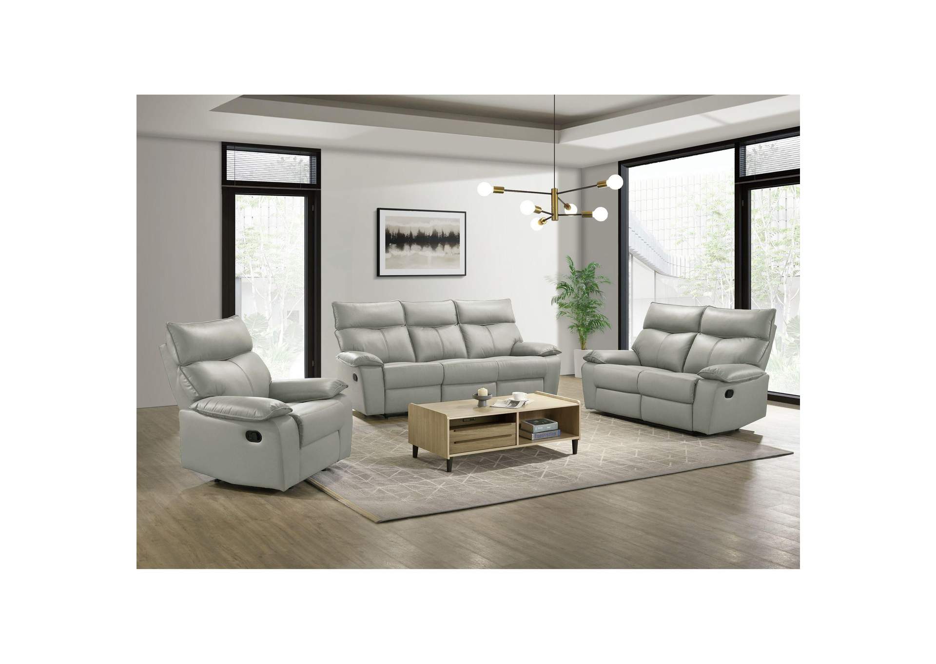 Wildcat Motion Recliner In Aviarah Silver image 1