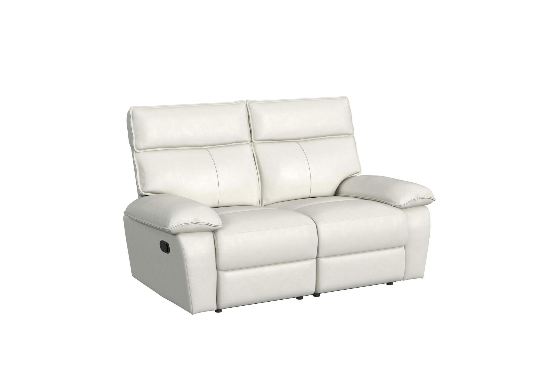 Wildcat Motion Loveseat In Aviarah White image 3