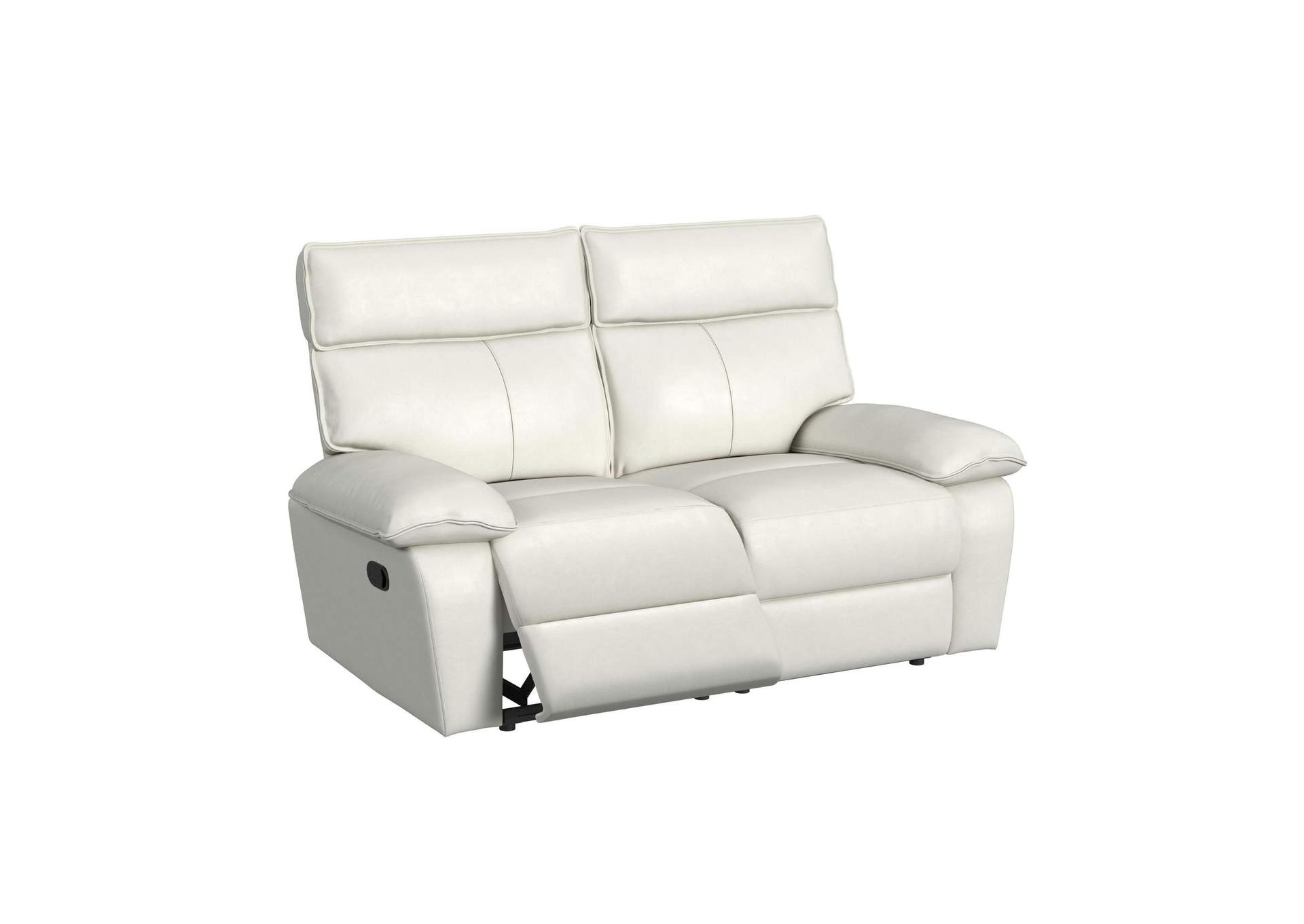 Wildcat Motion Loveseat In Aviarah White image 4