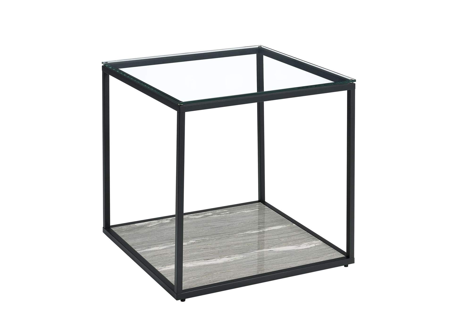 Yasmin End Table In Grey image 5