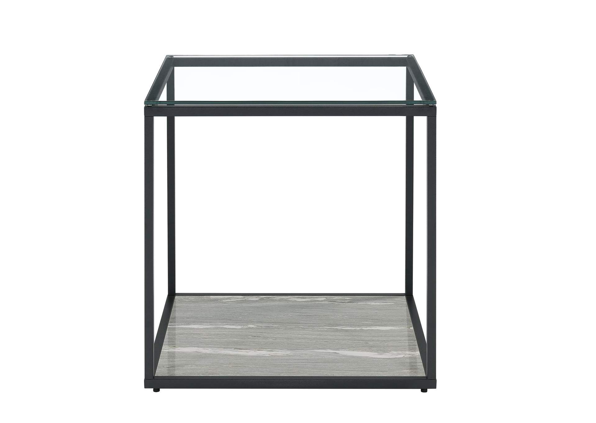 Yasmin End Table In Grey image 6