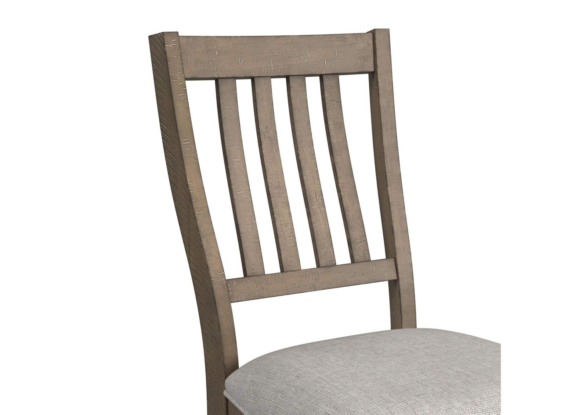 Yellowstone 7 Piece Standard Height Dining Set In Medium Brown - Table And Six Chairs image 8