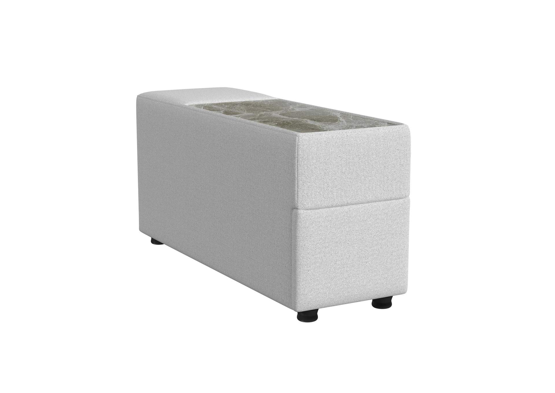 Zandara Modular Console With Speaker And Cooler - Olefin Beige image 3