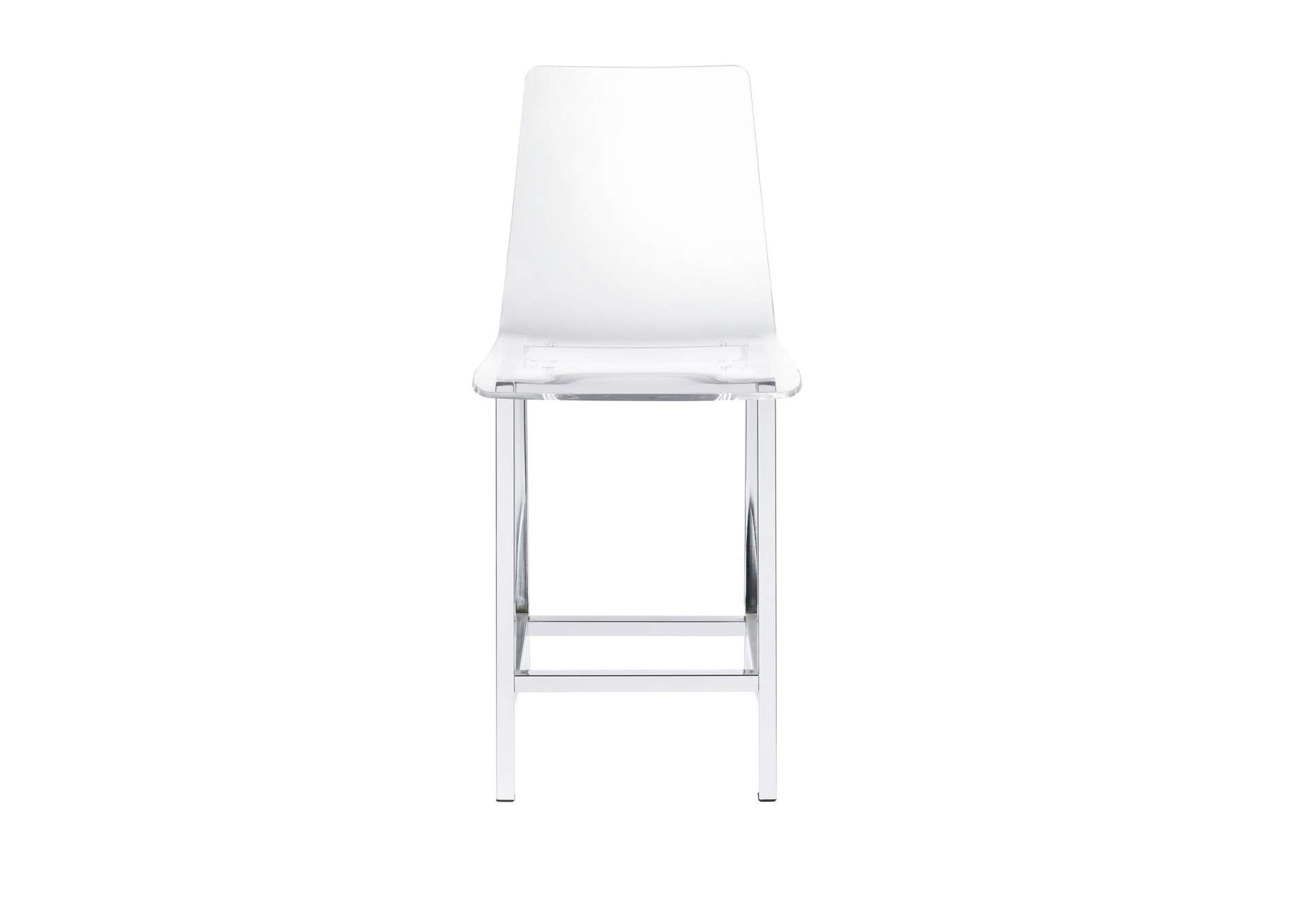Zane Clear Counter Stool 2 Per Carton image 7