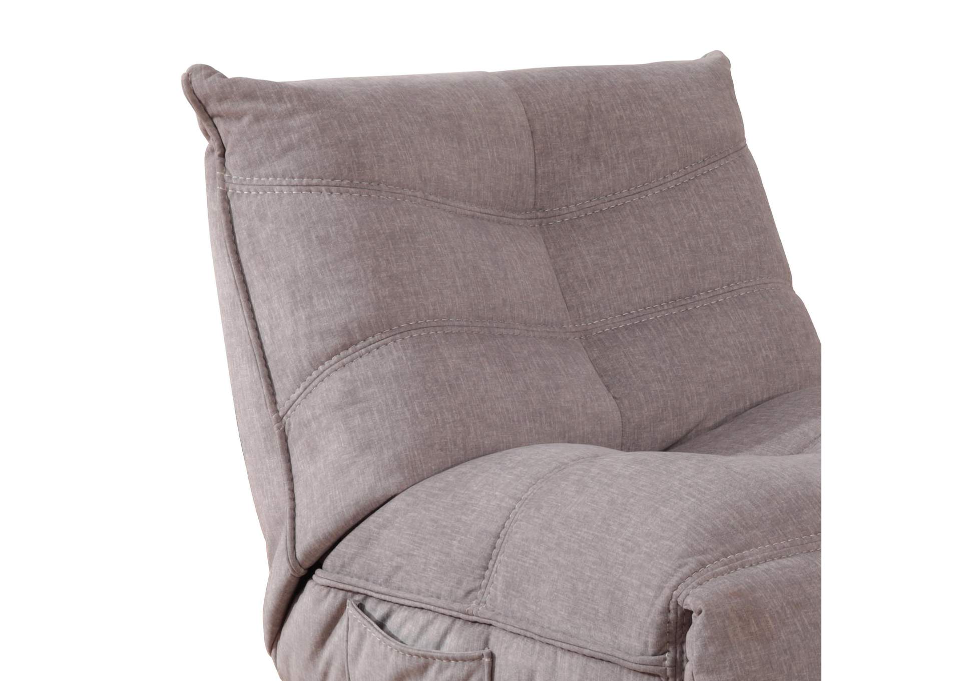 Zara Swivel Recliner In Lugano Dove image 3