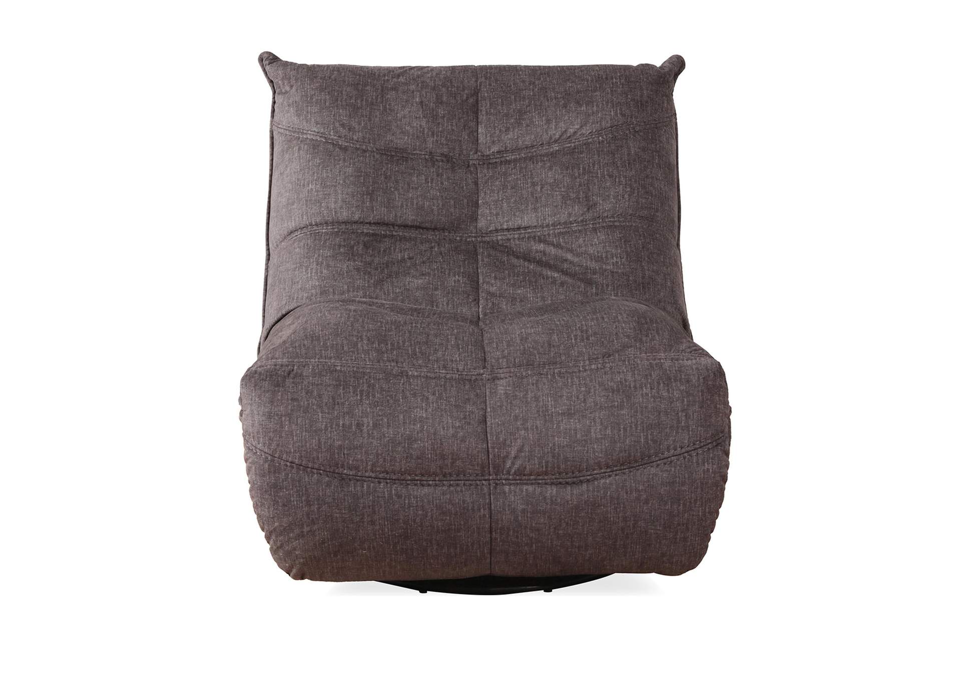 Zara Swivel Recliner In Lugano Grey image 8