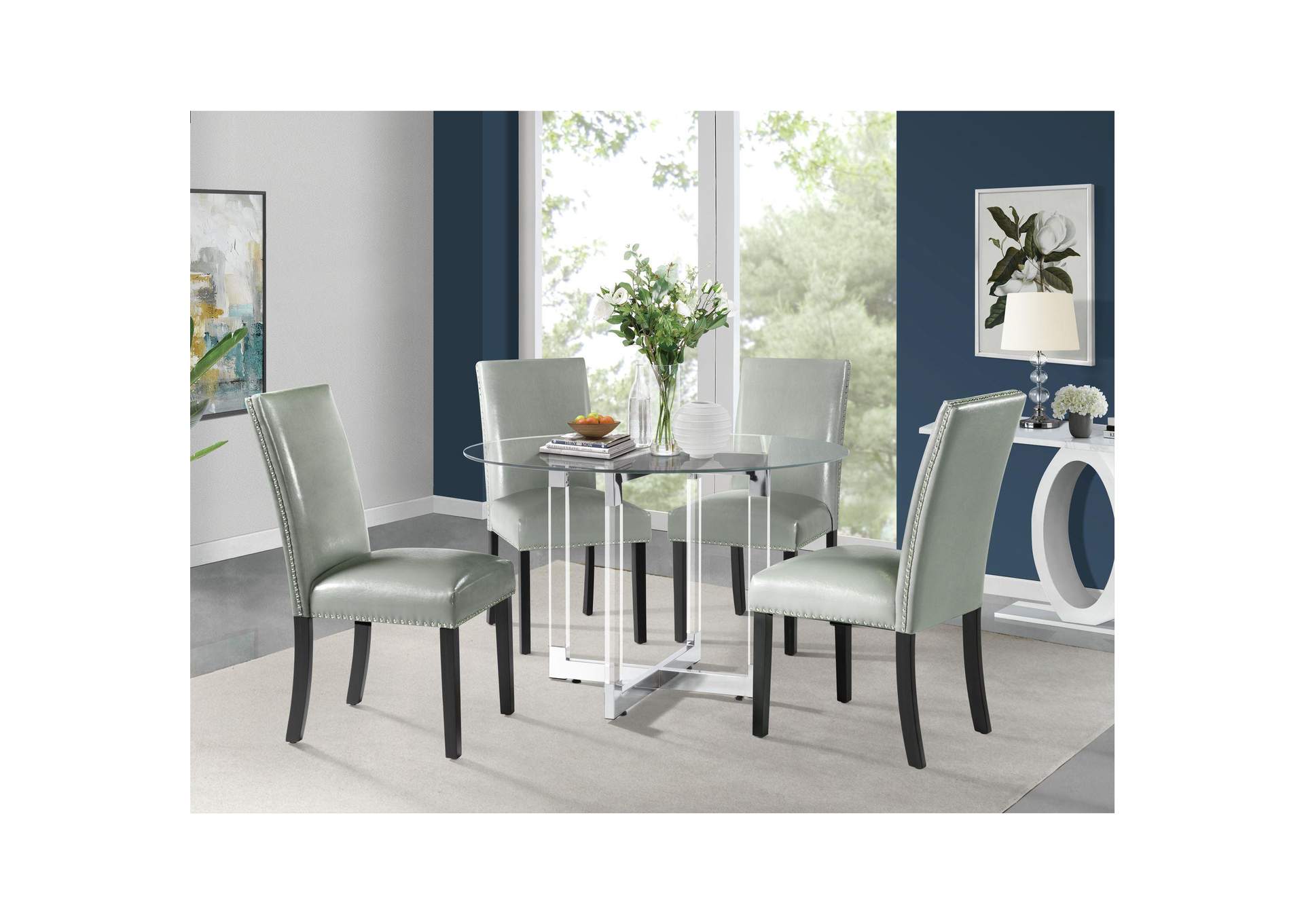 Zurich Round Dining Table Complete image 1