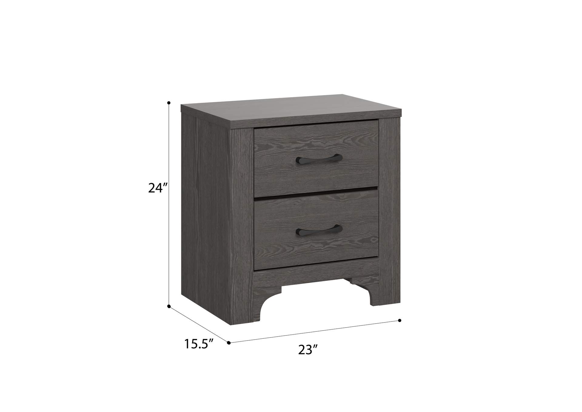 2-drawer nightstand image 7