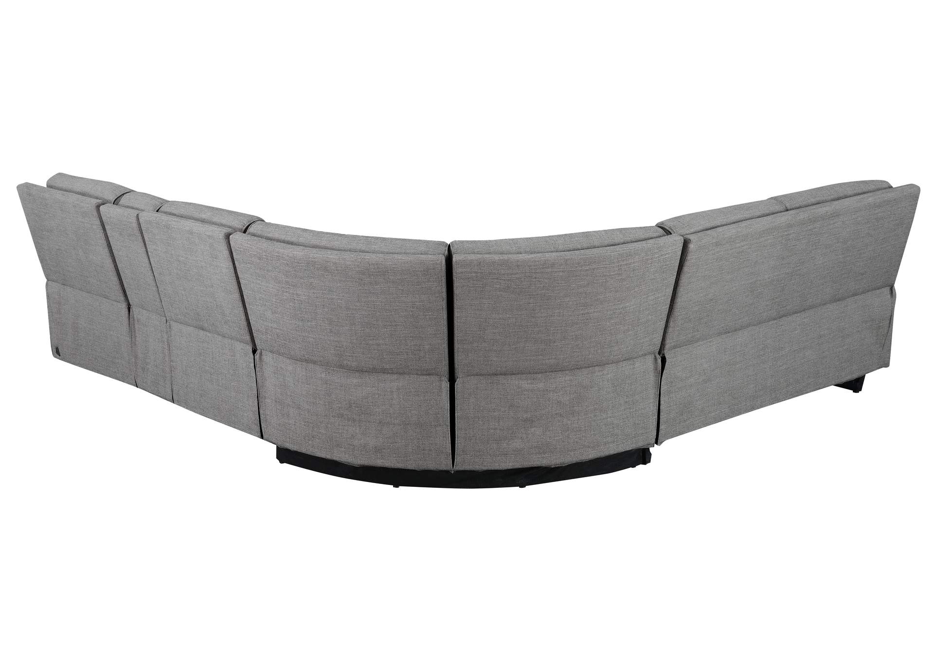 power 3-seat reclining sectional image 6