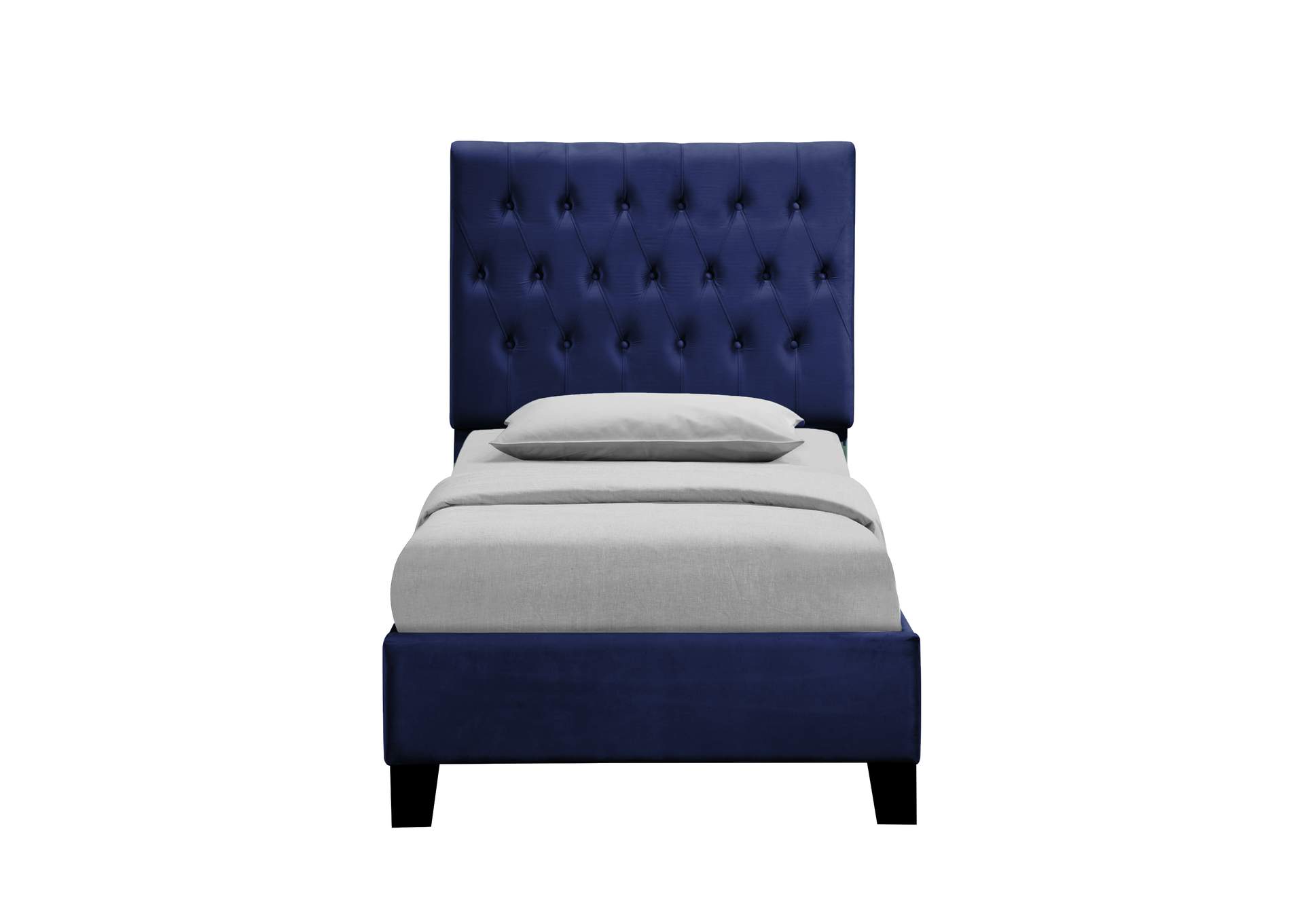 twin upholstered bed image 5