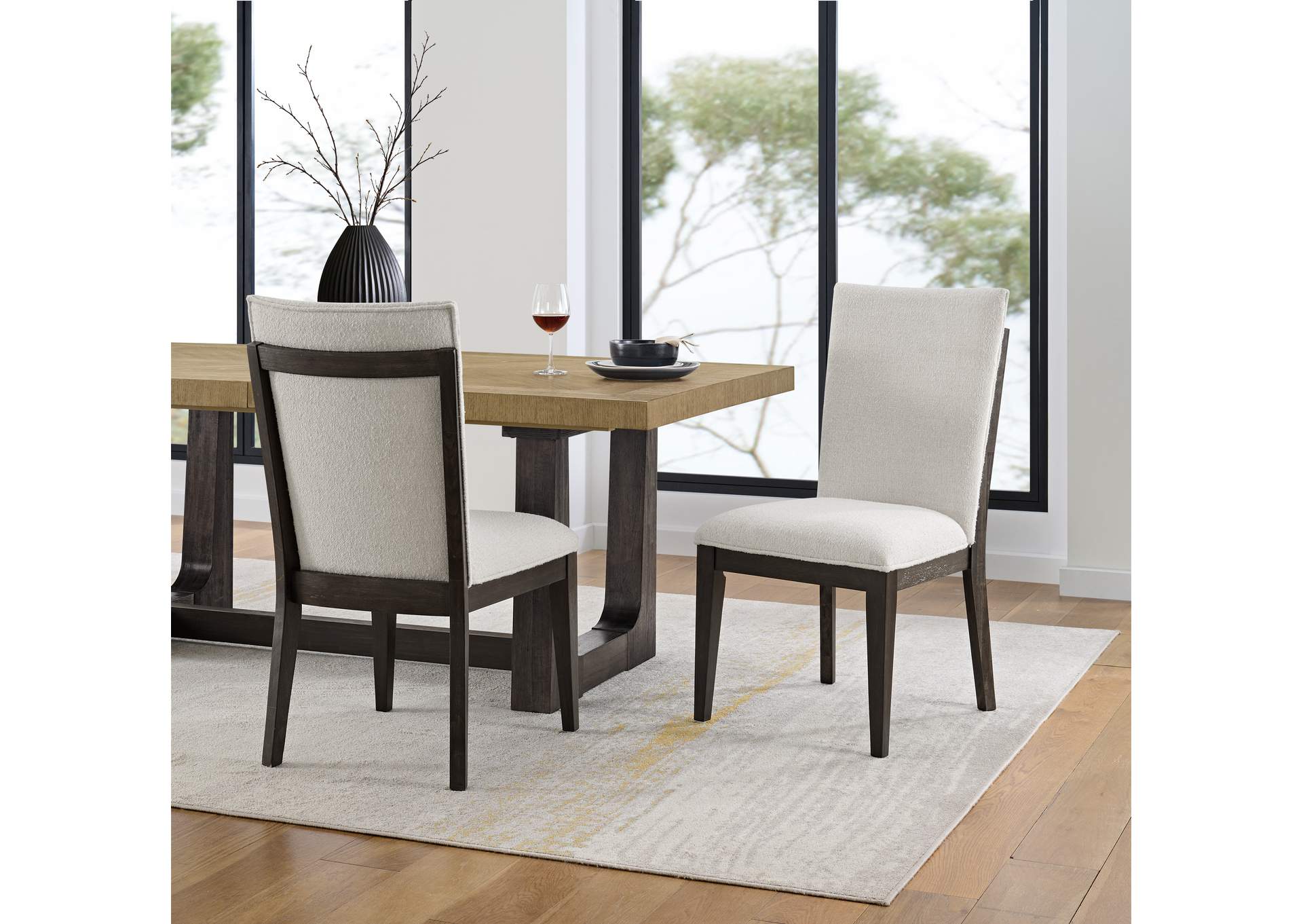 upholstered side chair image 3