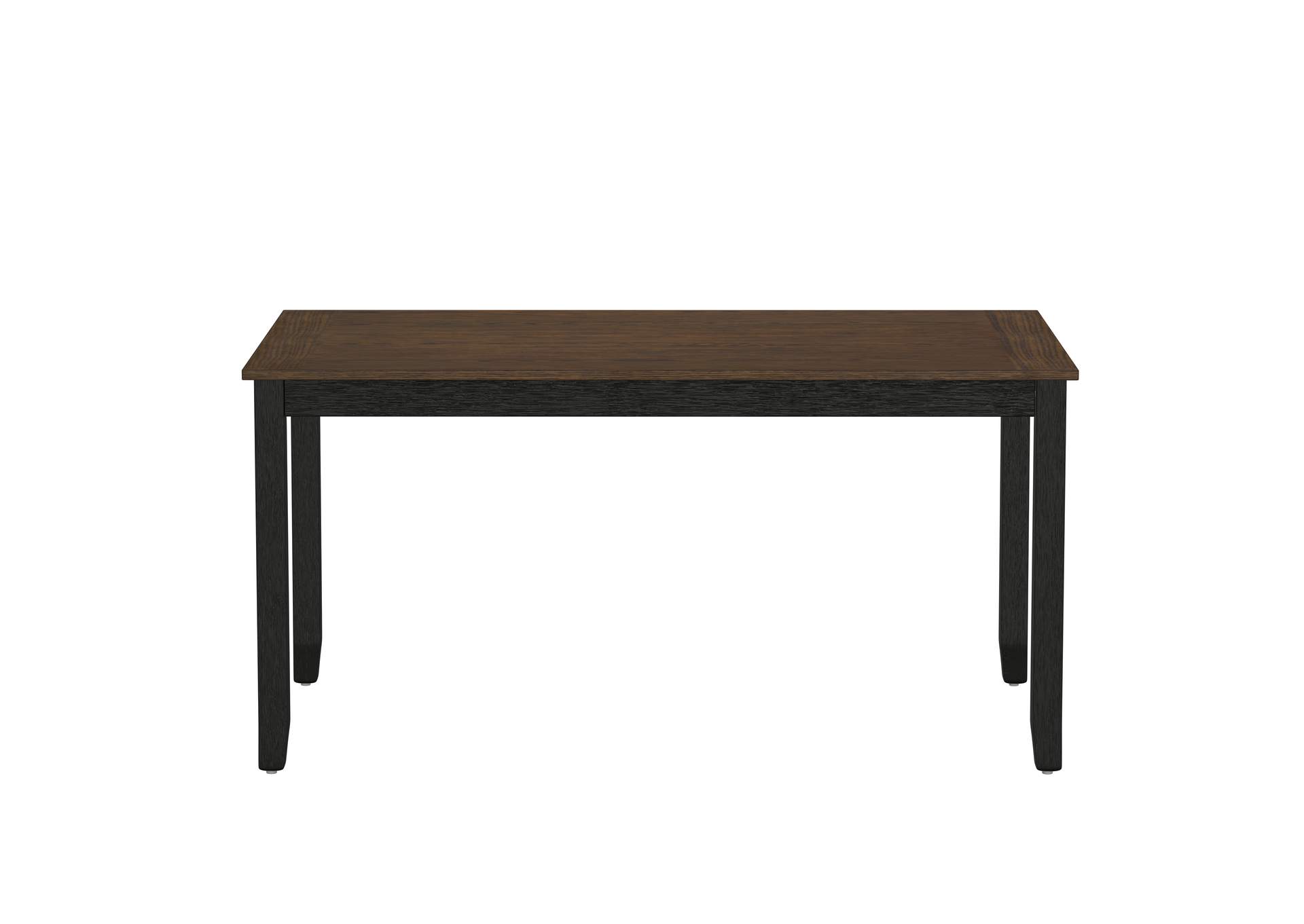 Arlington 6 PC Dining Table + 4 Chairs + Bench, Brown/Black 4835-3660-1PK image 4