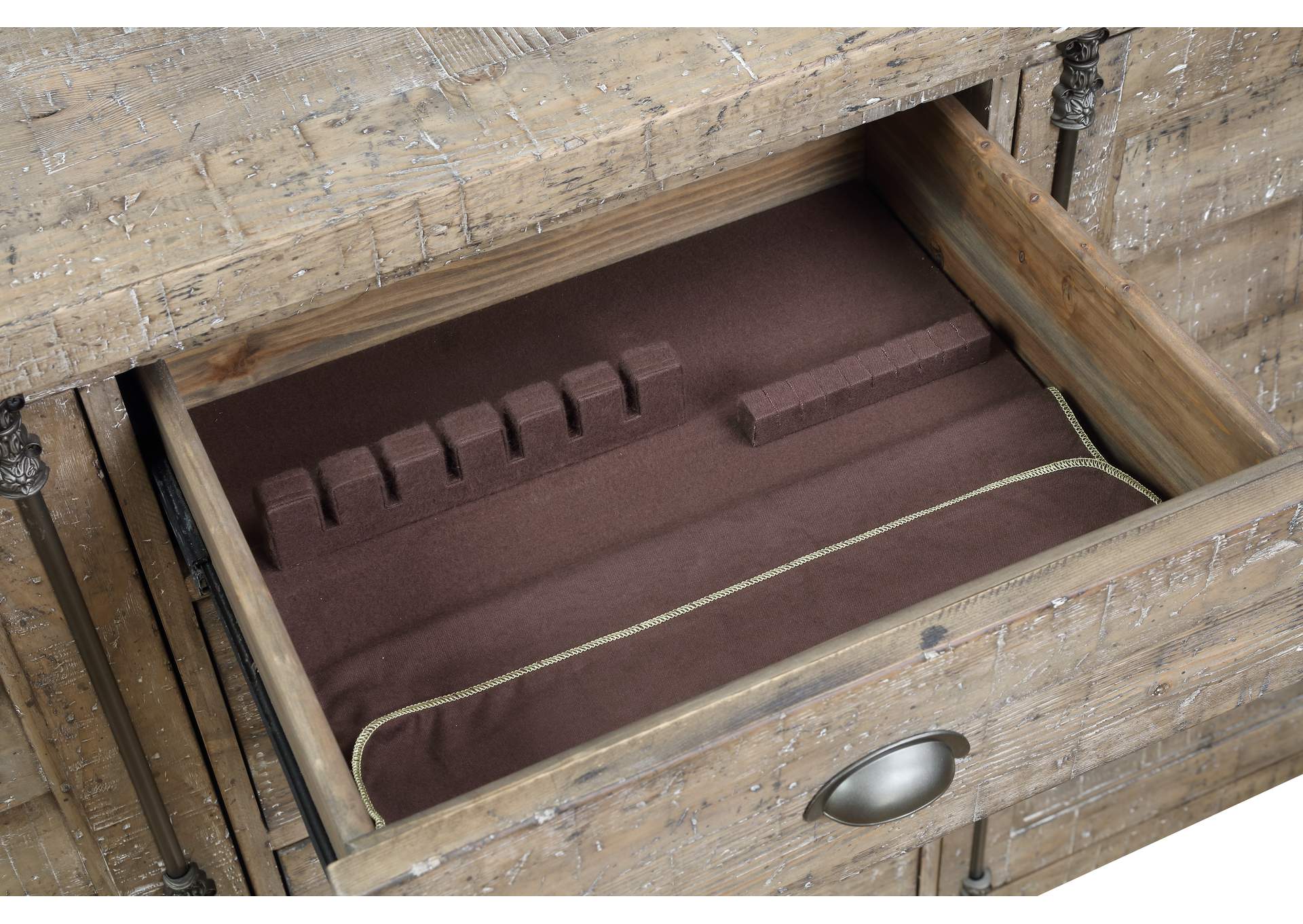 louvred door buffet image 7