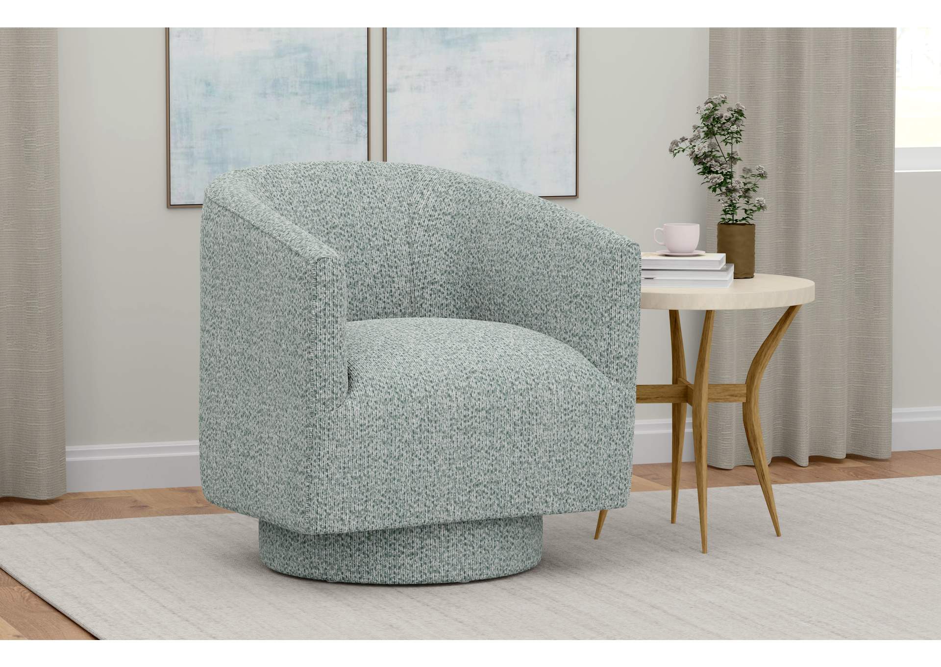 swivel accent chair image 3