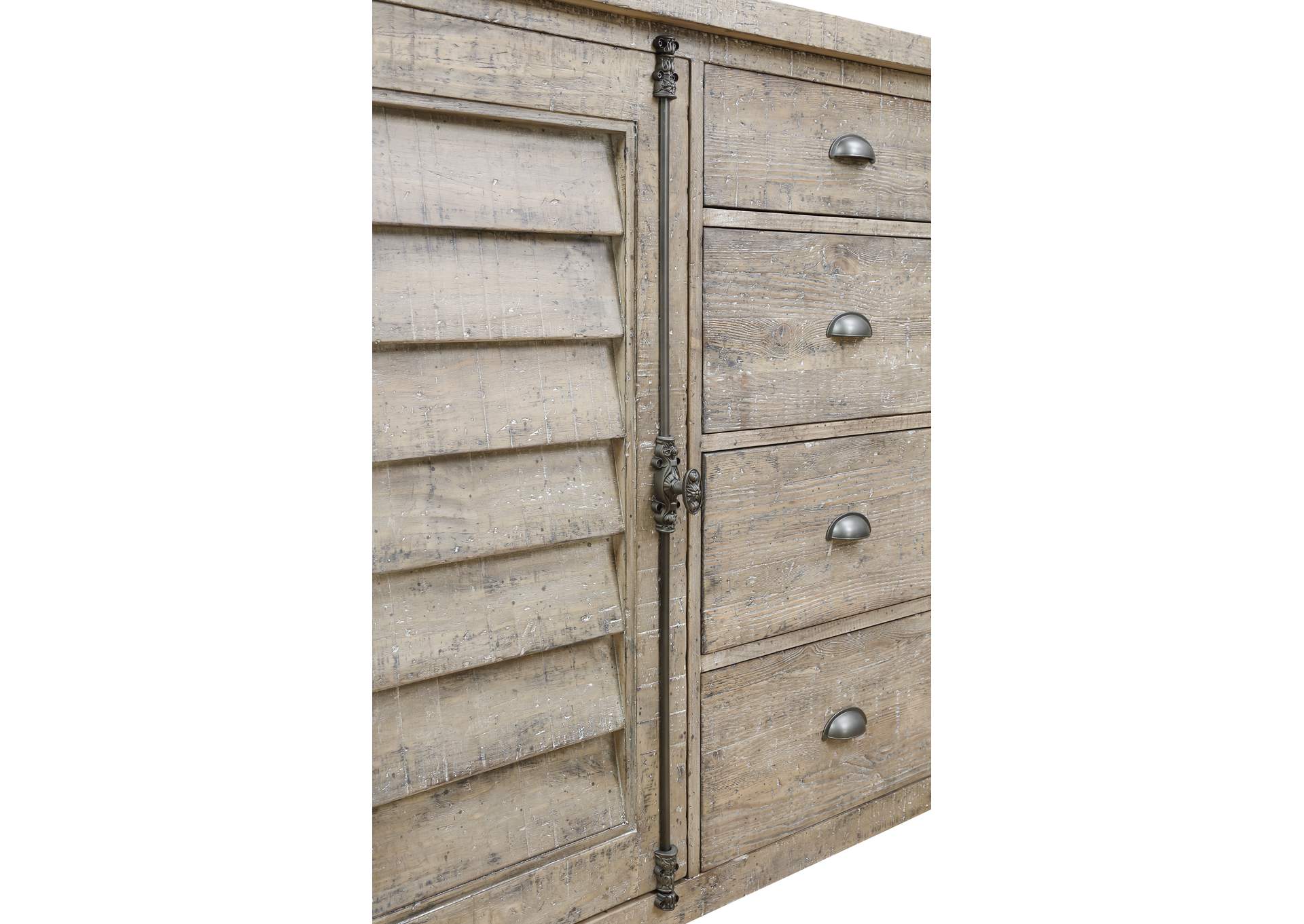 louvred door buffet image 8