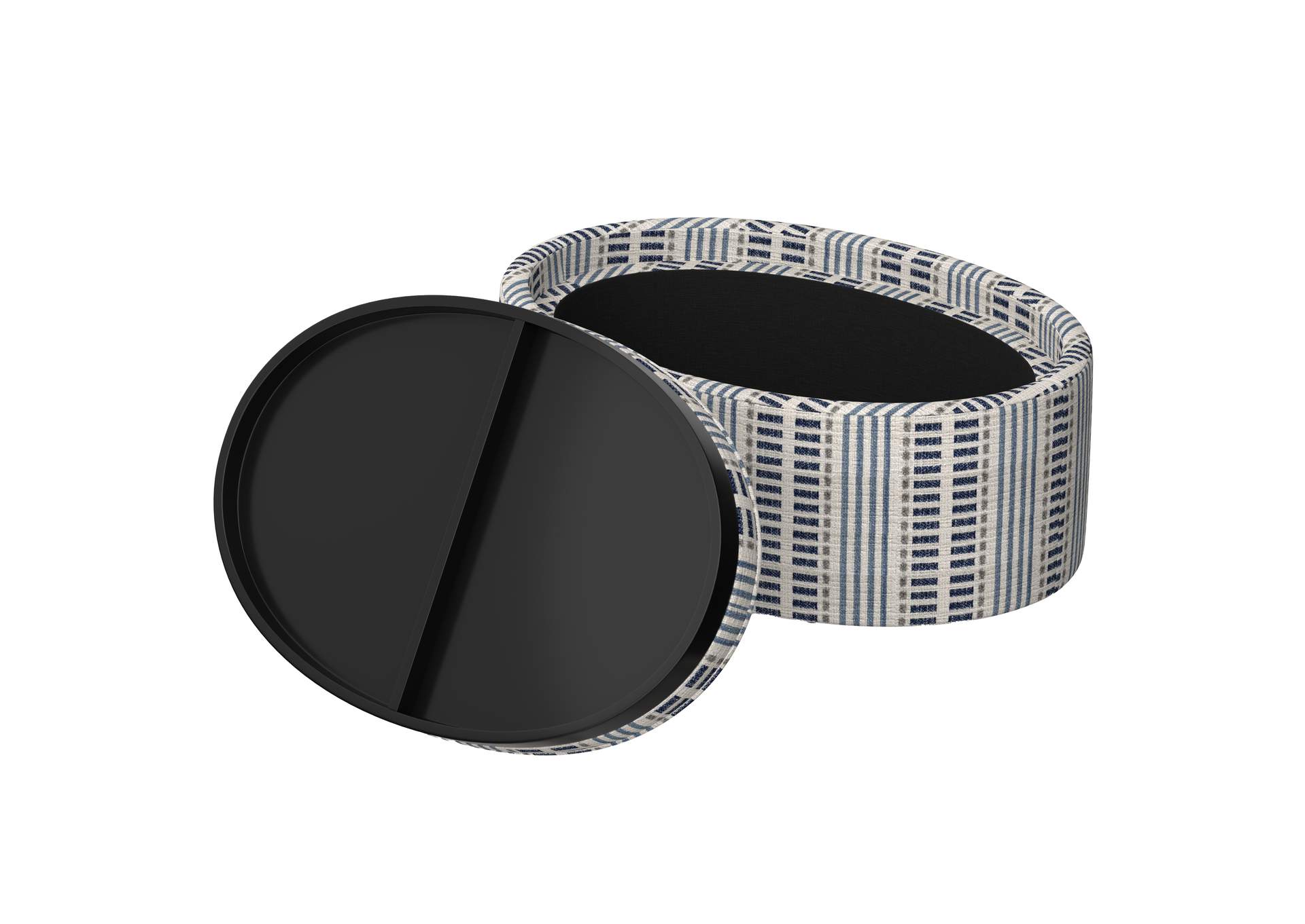 reversible tray top storage ottoman image 7