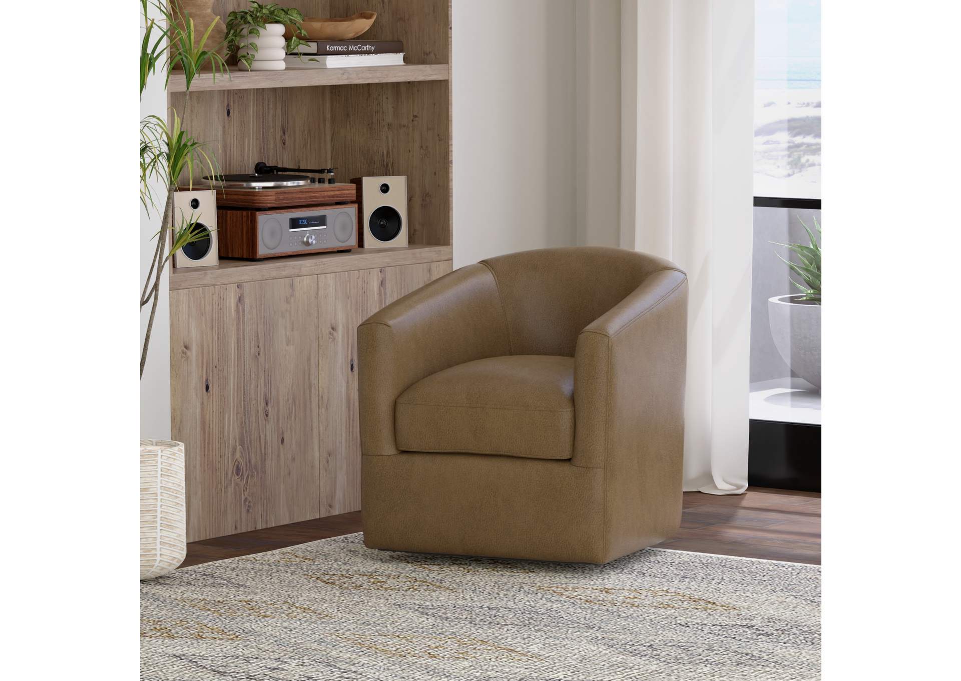 swivel accent chair image 3