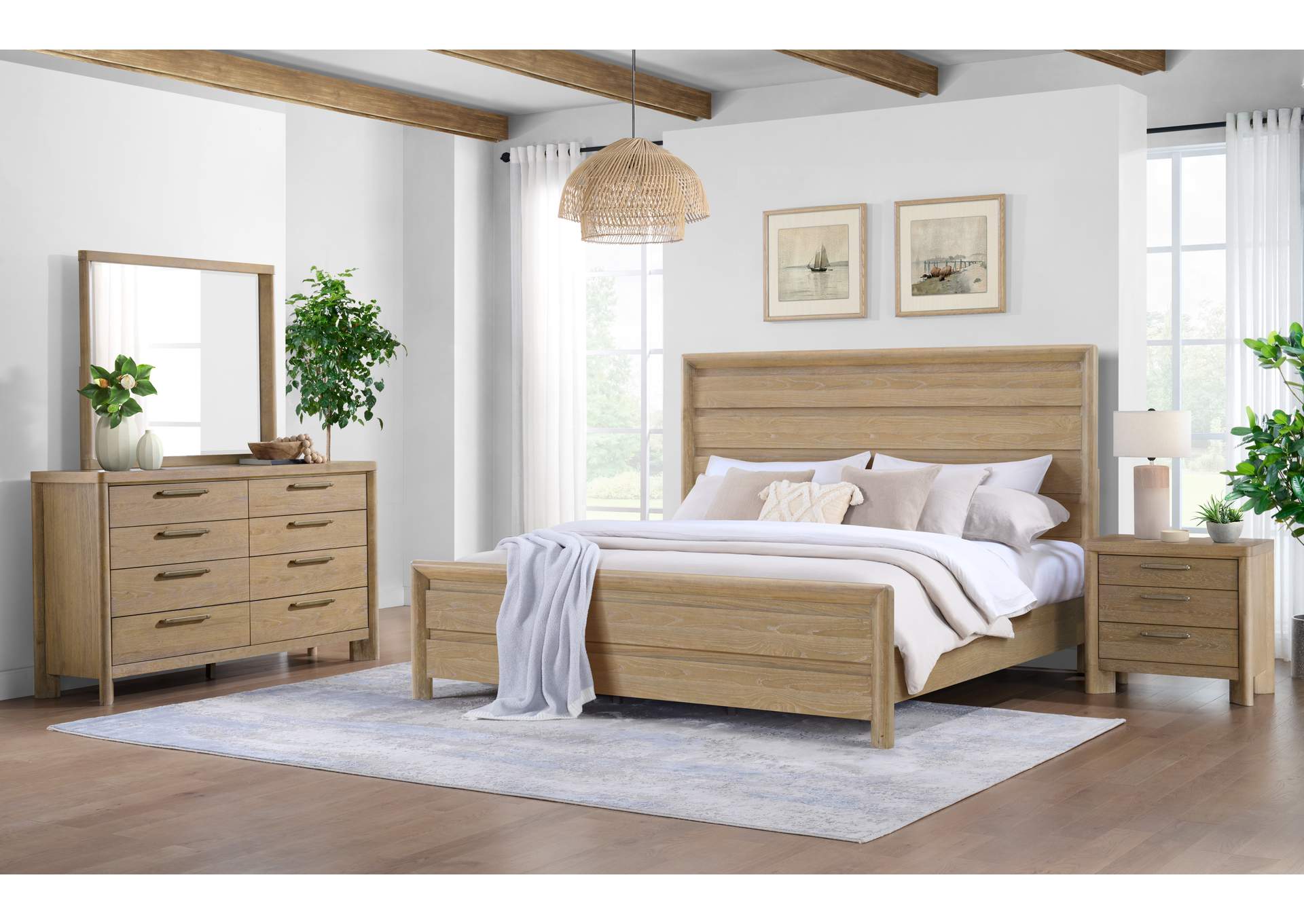 3-drawer nightstand image 3
