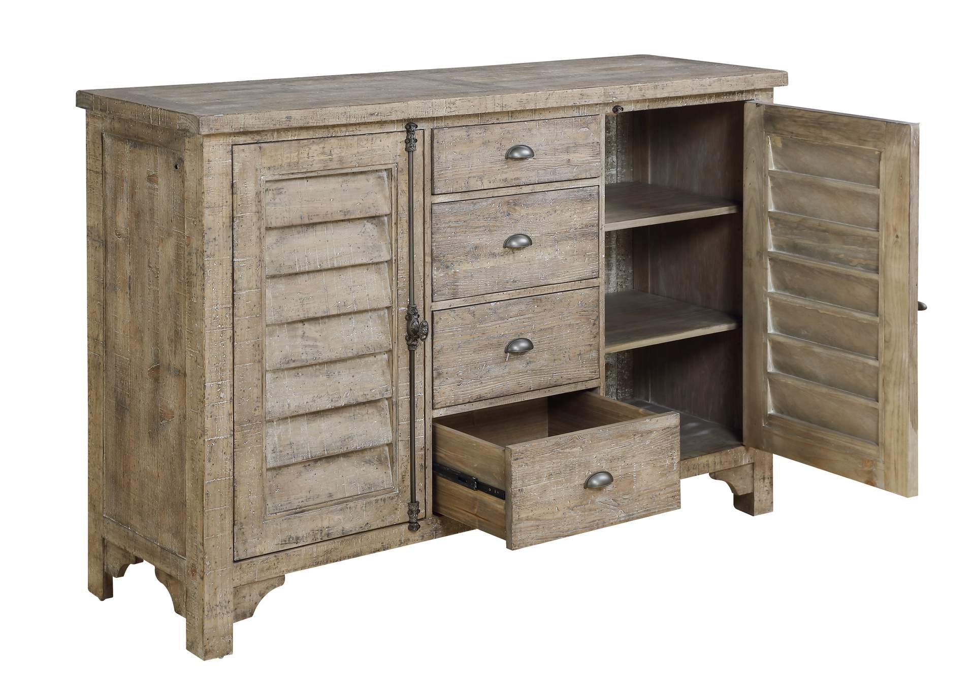 louvred door buffet image 4