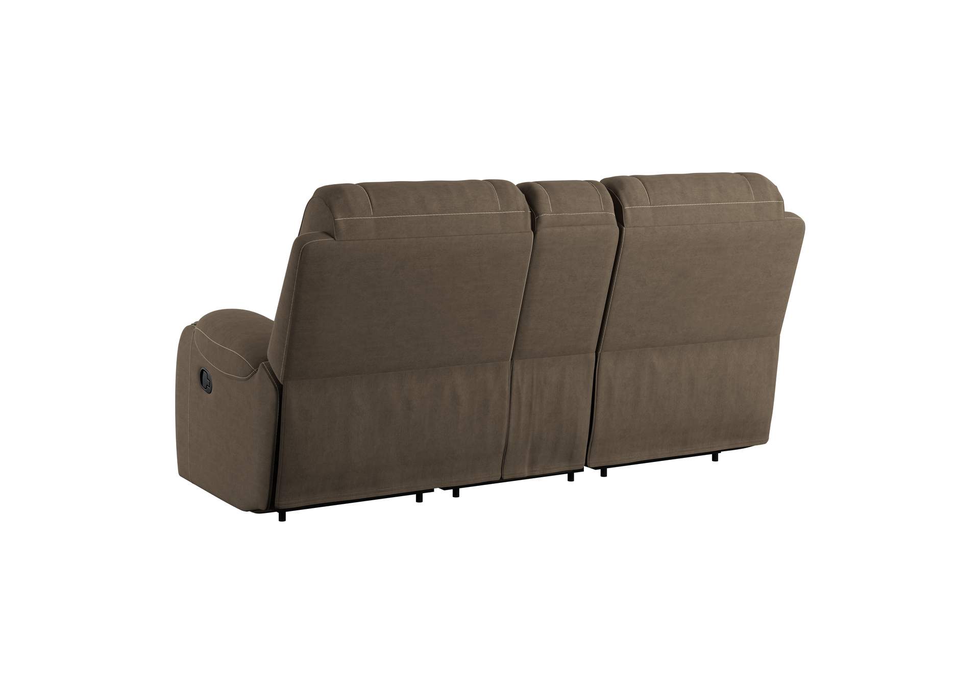 Adrian Reclining Glider Console Loveseat