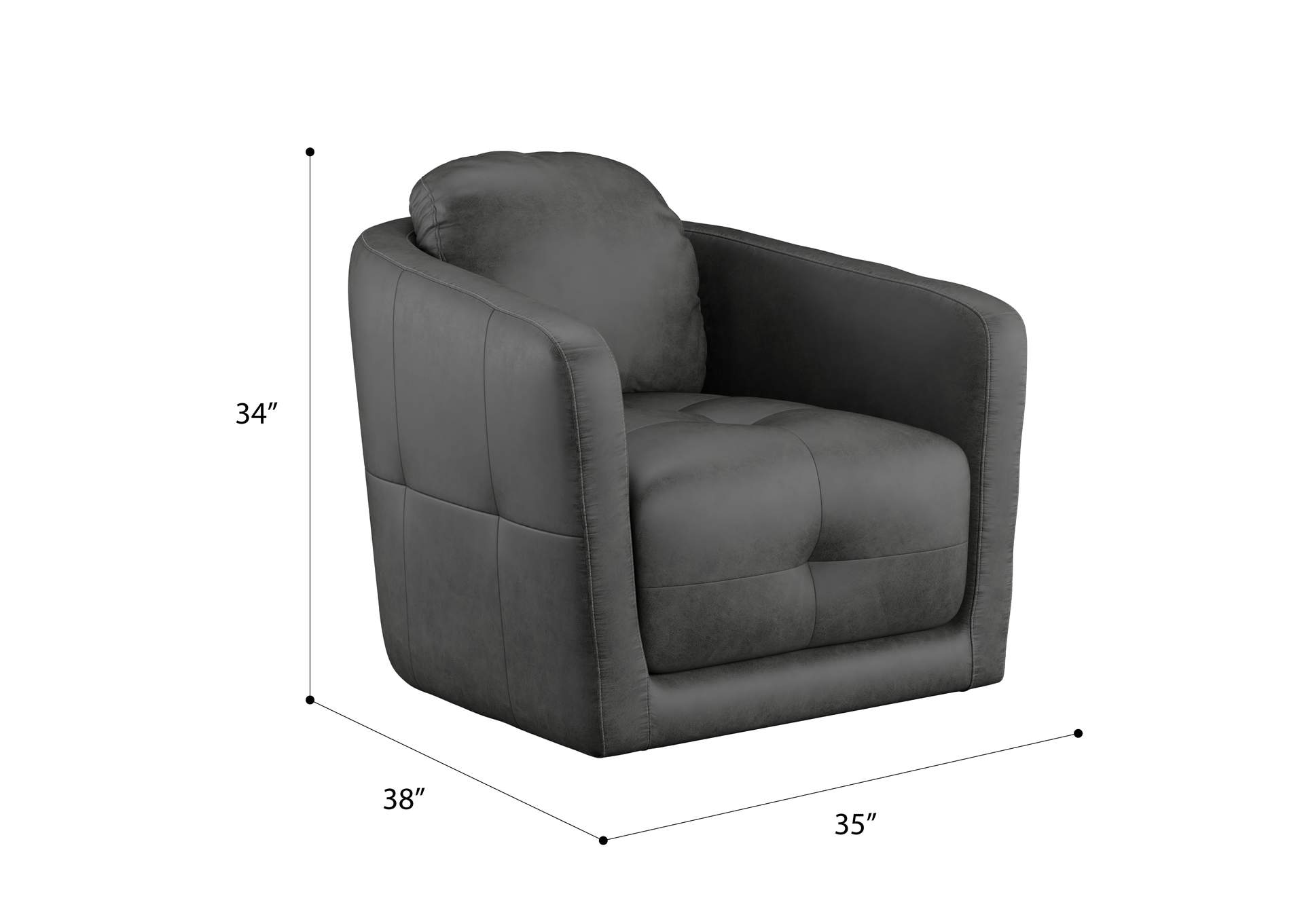 swivel accent chair image 7