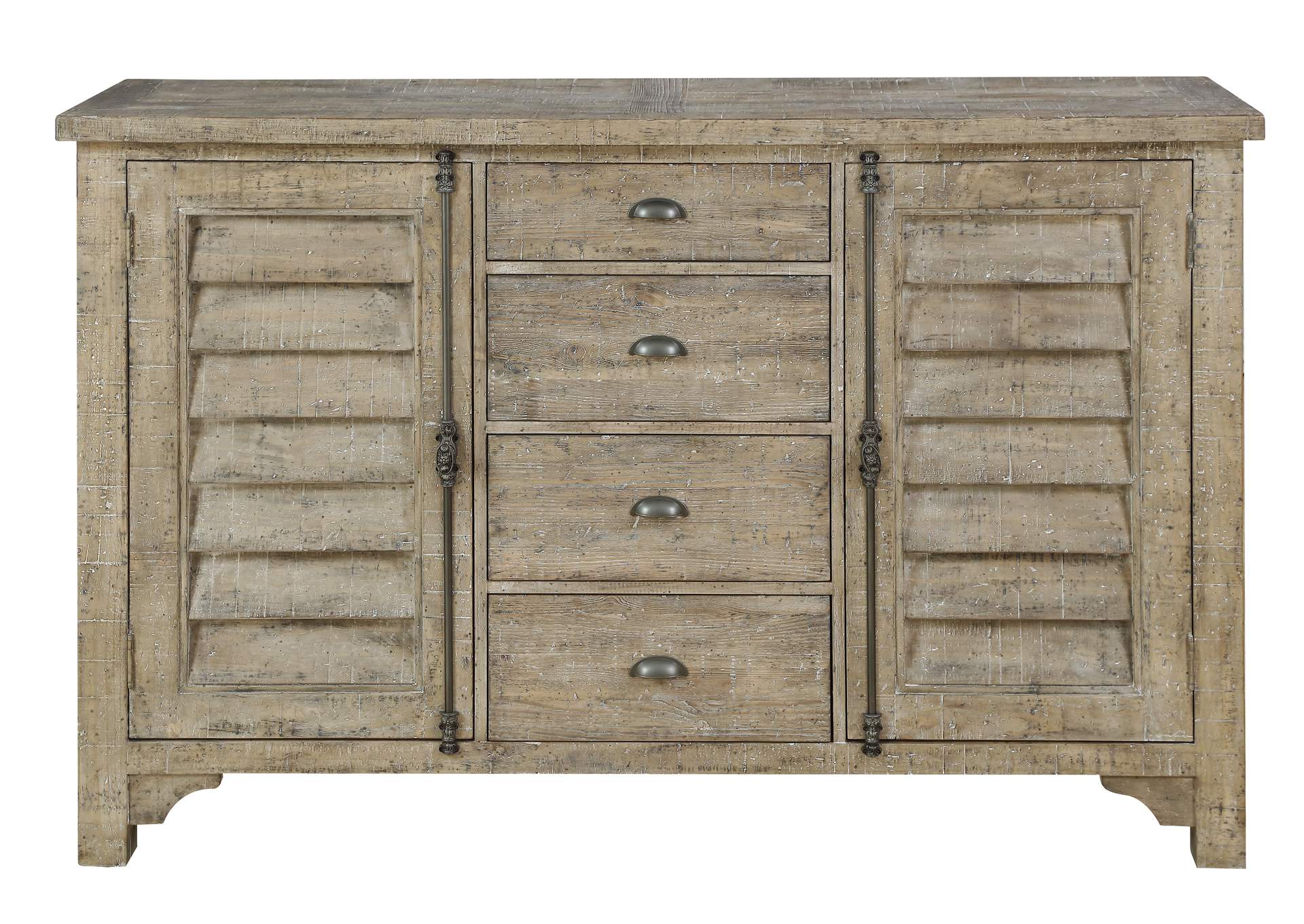 louvred door buffet image 5