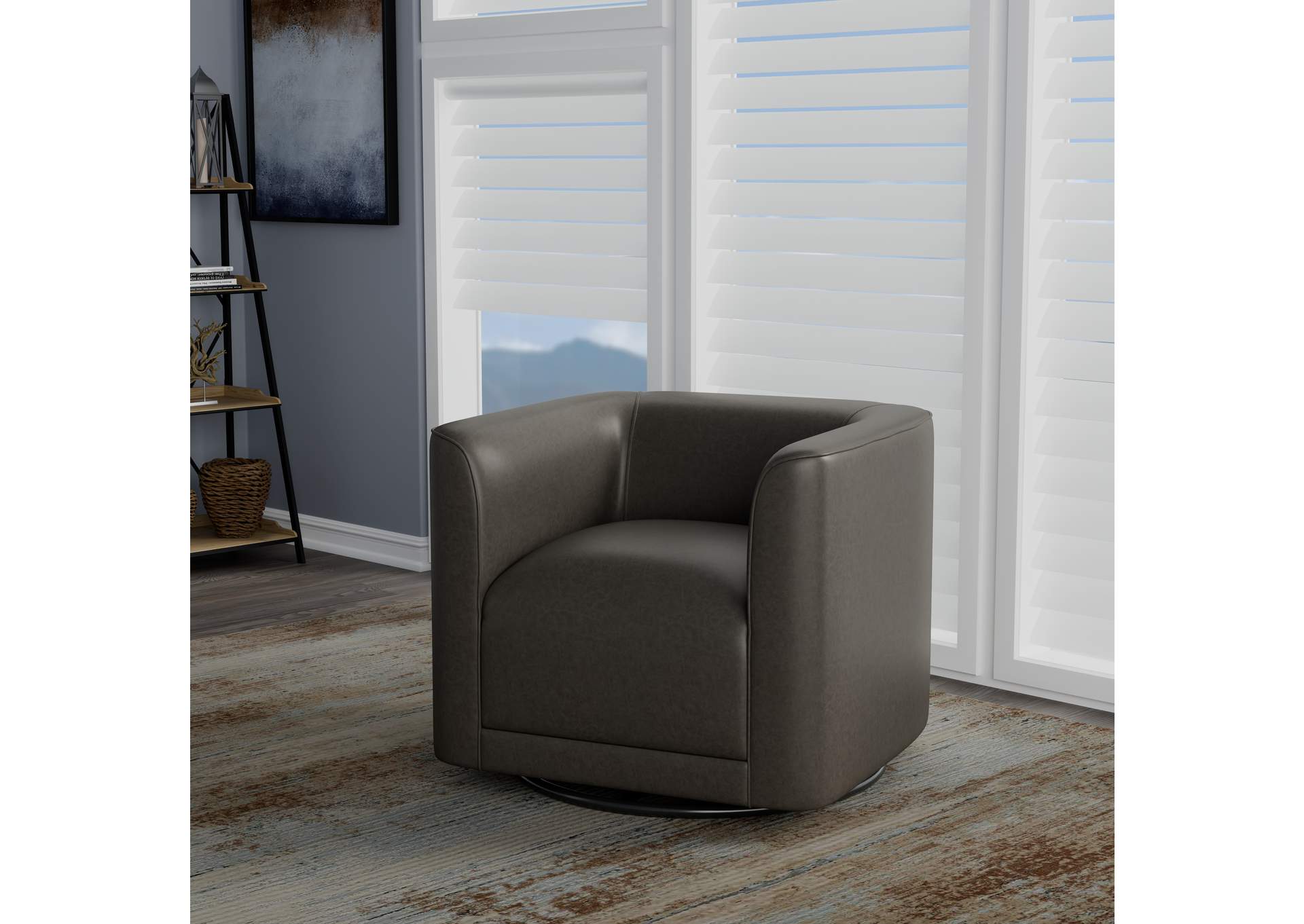 swivel accent chair image 3