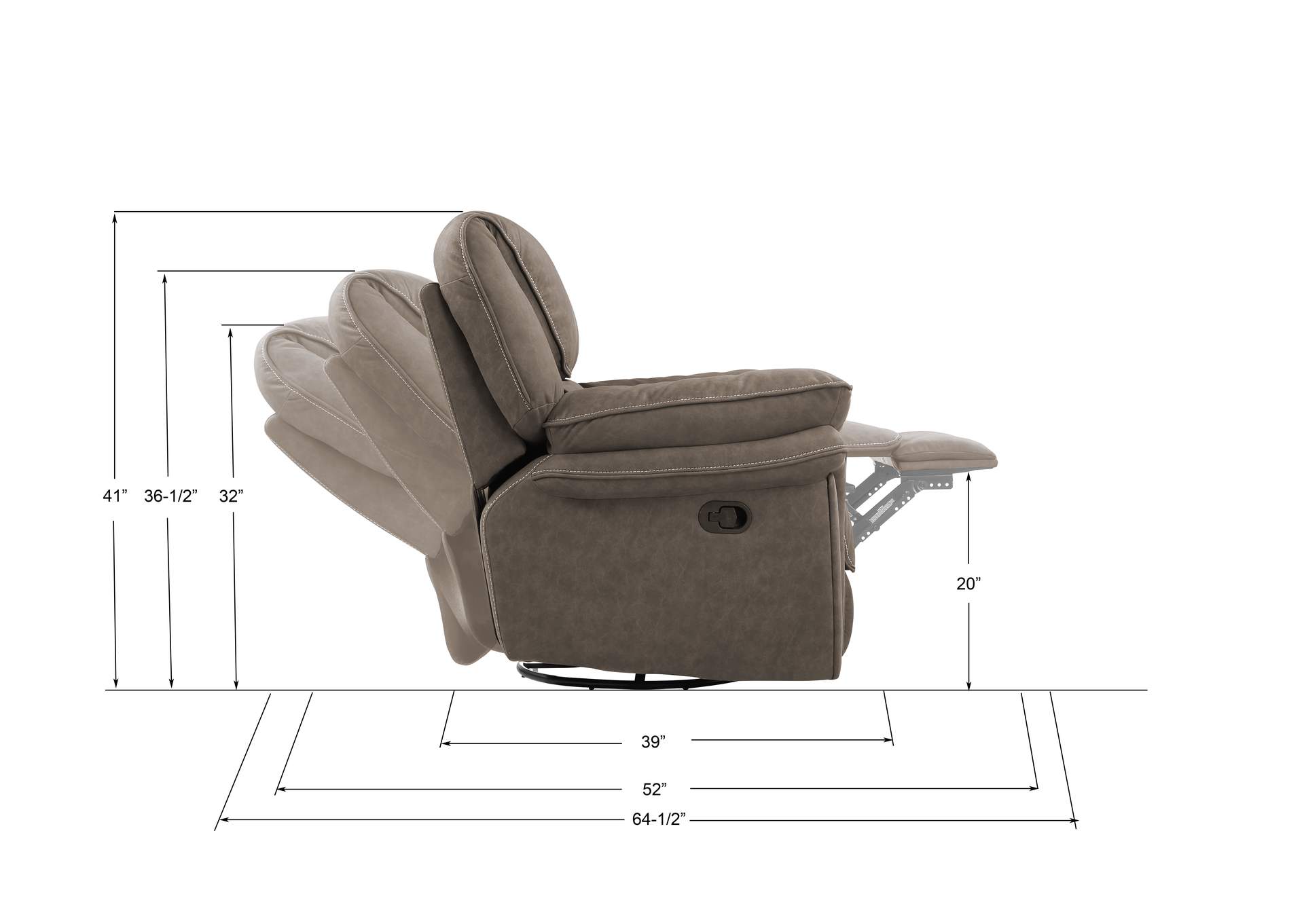 power console loveseat image 7