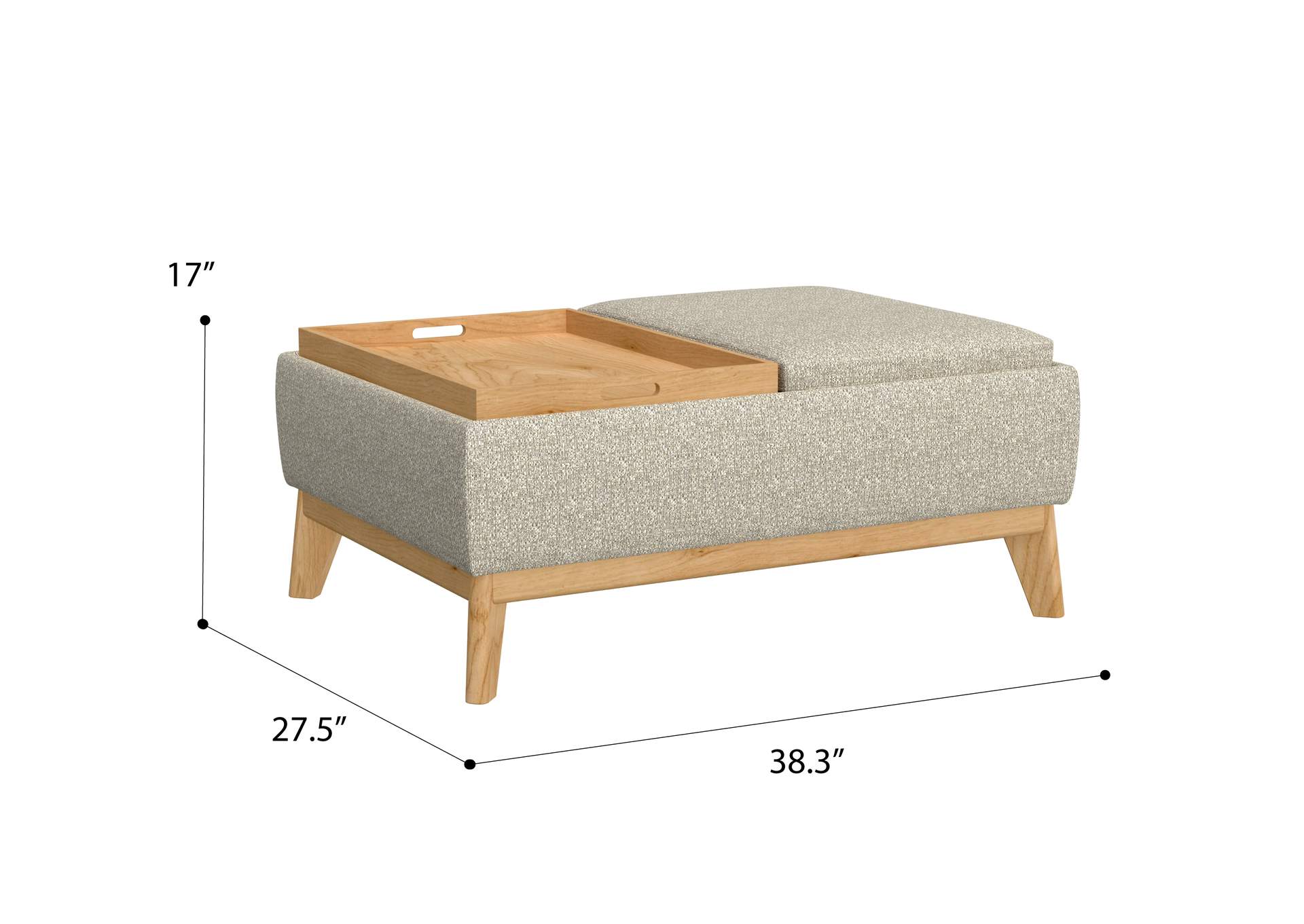 reversible tray ottoman image 7